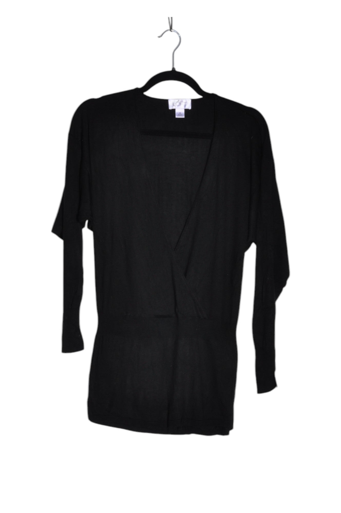 Stylish LOFT Women's Regular Fit Black Blouse - Size M