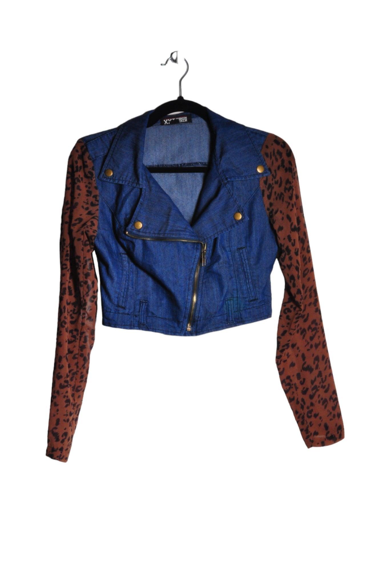 FOREVER 21 Stylish Blue Regular - fit Women's Coats in XS Size