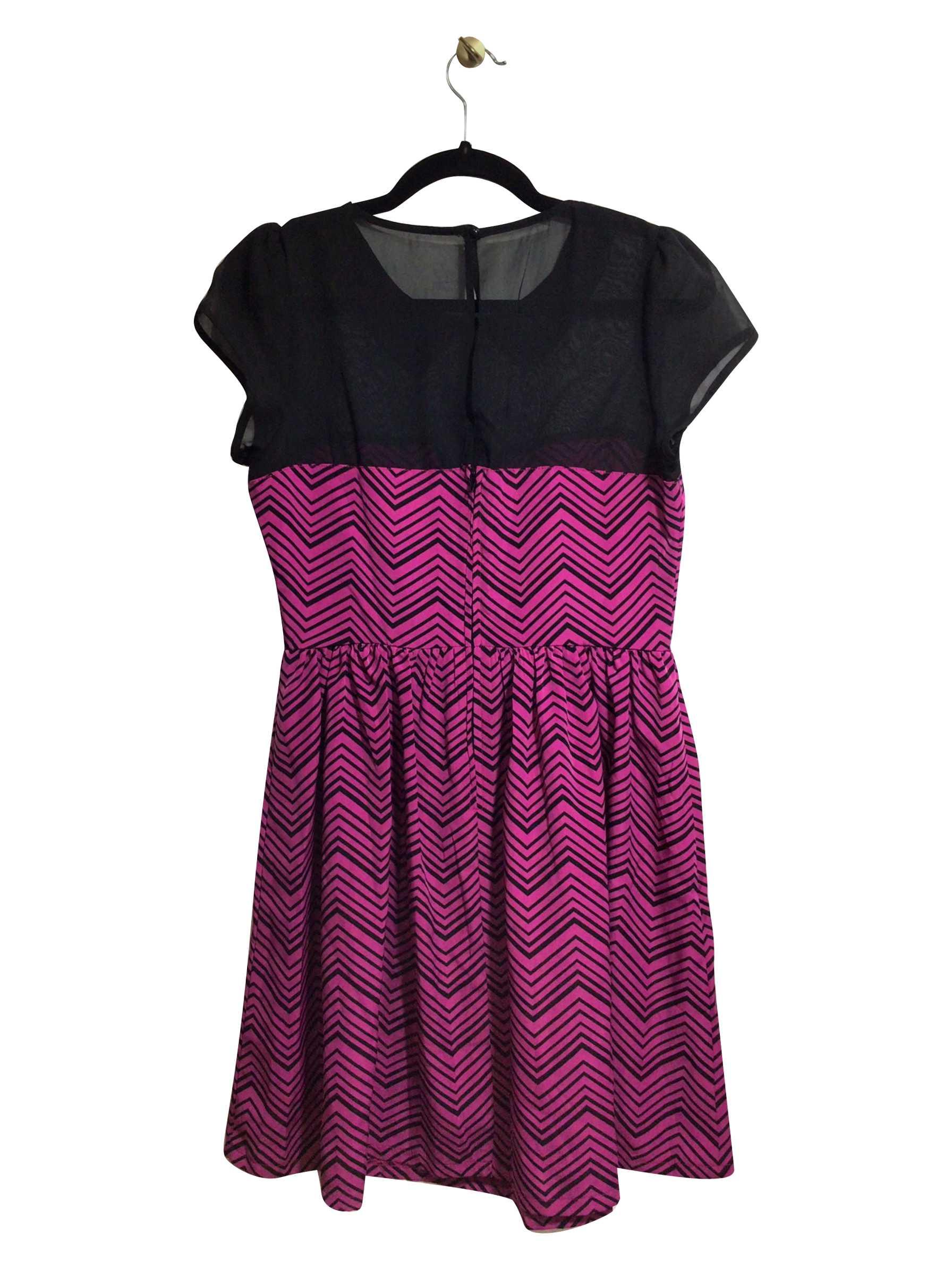 PAPER DOLL Stunning Pink Regular Fit Shift Dress - Size 9