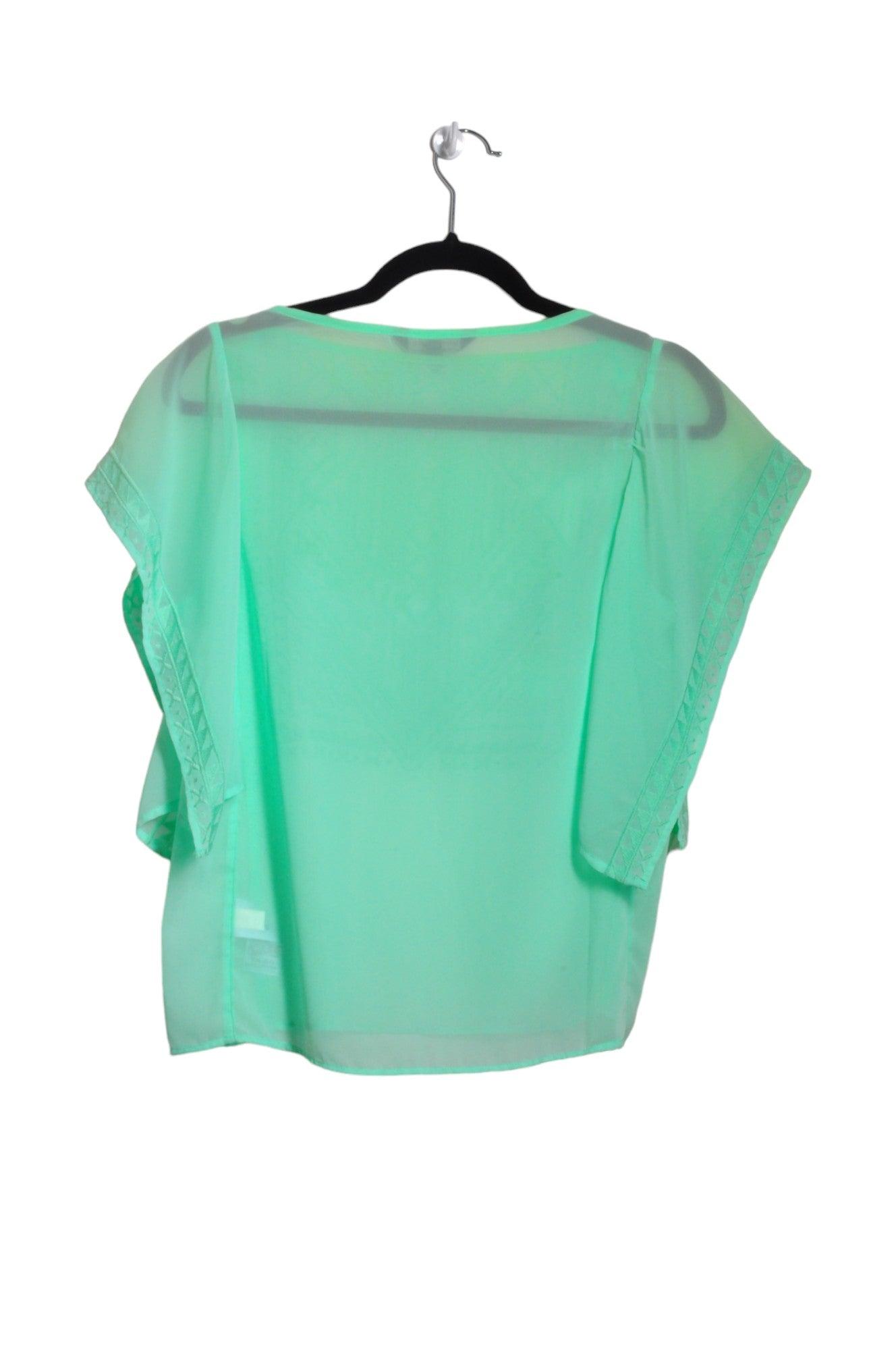 BANANA REPUBLIC Stylish Women's Green Regular-Fit Blouses in XS Size