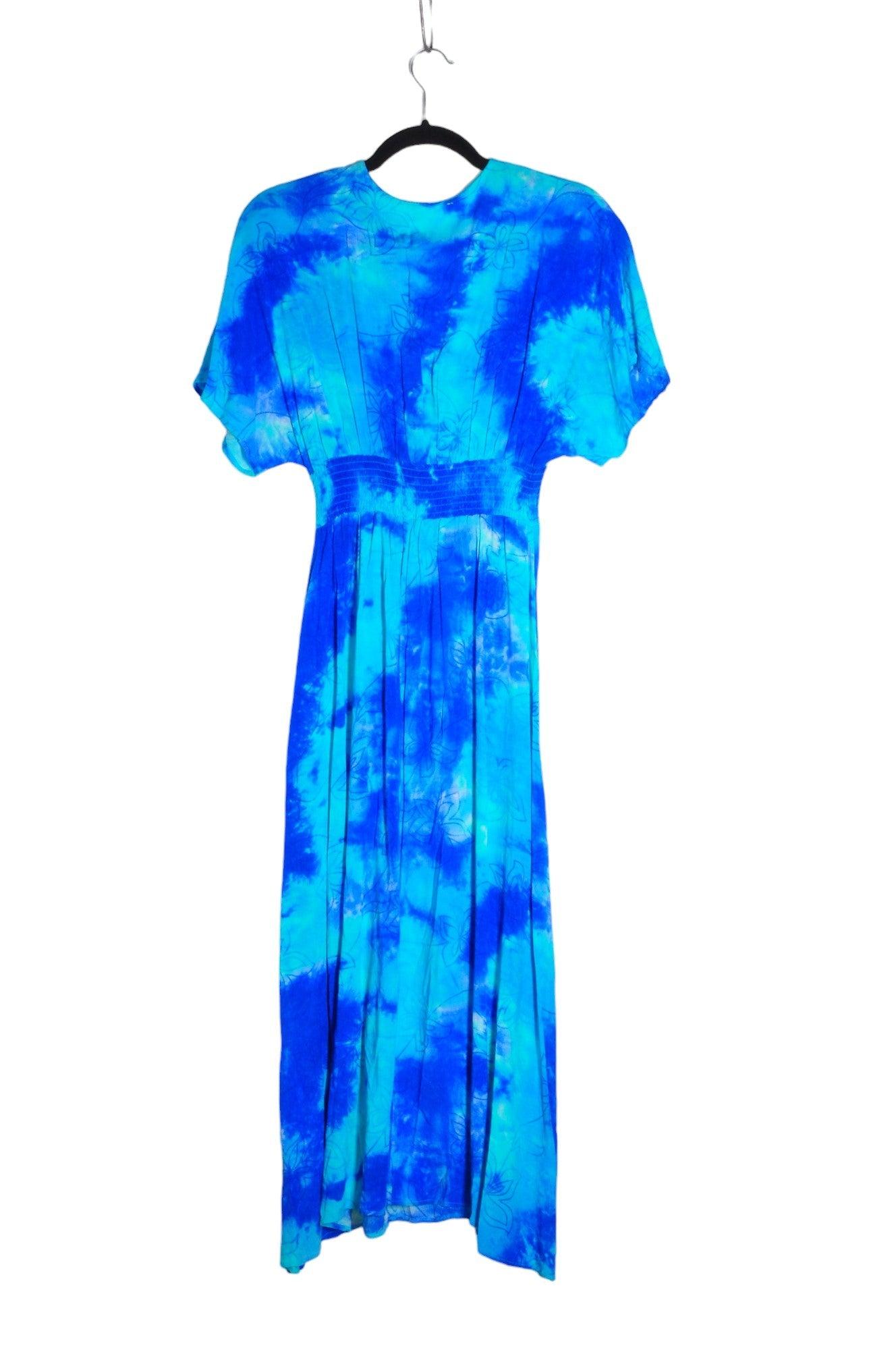 CUPSHE Stylish Women's Blue Maxi Dress in Regular Fit - Size L