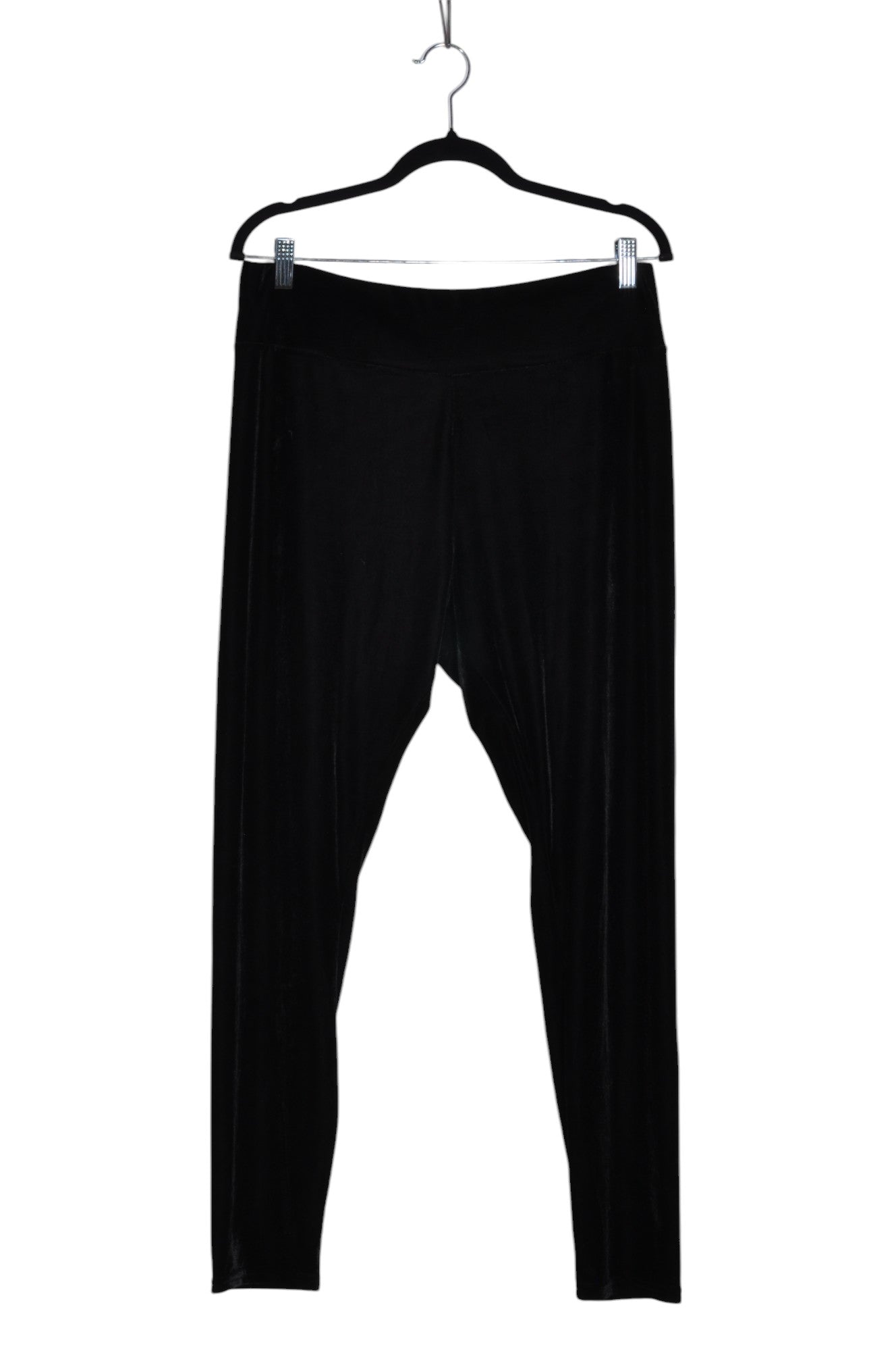 HUE Women's Stylish Black Regular-Fit Activewear Leggings - Size XL