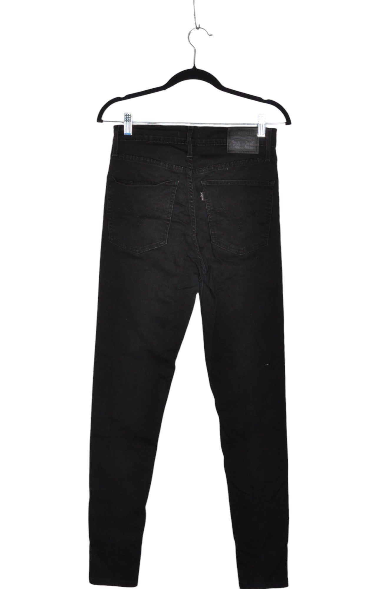 LEVI'S Second Hand Women's Black Regular Fit Straight-Legged Jeans - Size 29