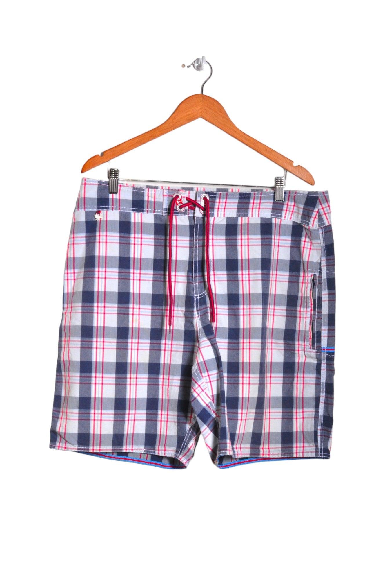 MODERN AMUSEMENT Men's Trendy Pink Regular Fit Board Shorts - Size 36
