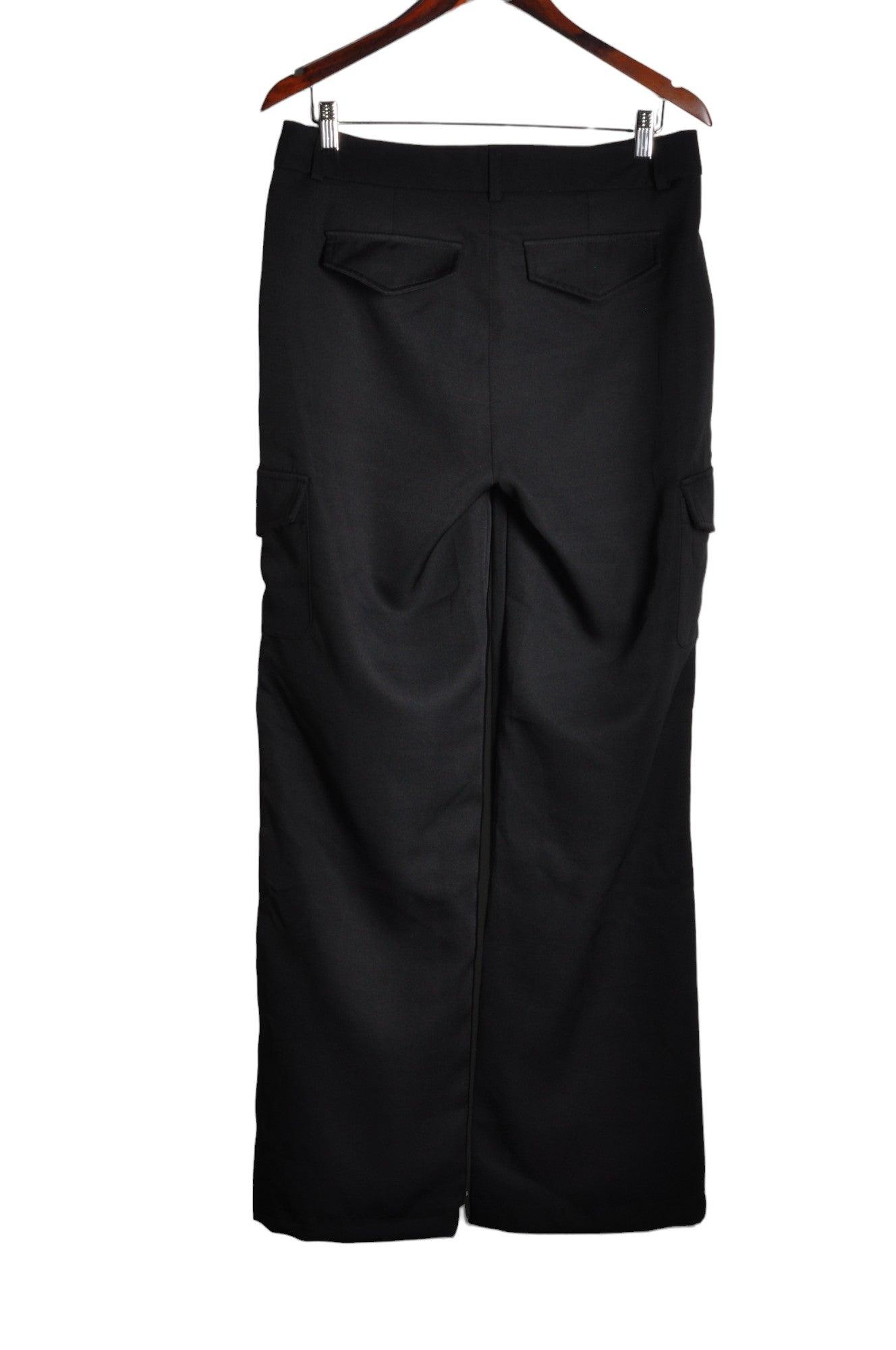 FOREVER 21 Stylish Women's Regular-Fit Black Work Pants - Size XL