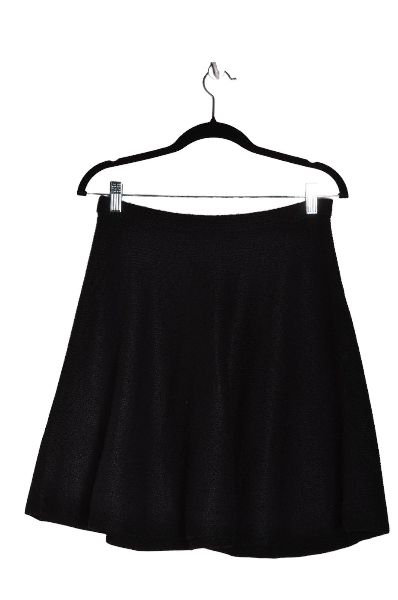FOREVER 21 Stylish Women's Black Regular Fit Casual Knee-Length Skirt - Size M