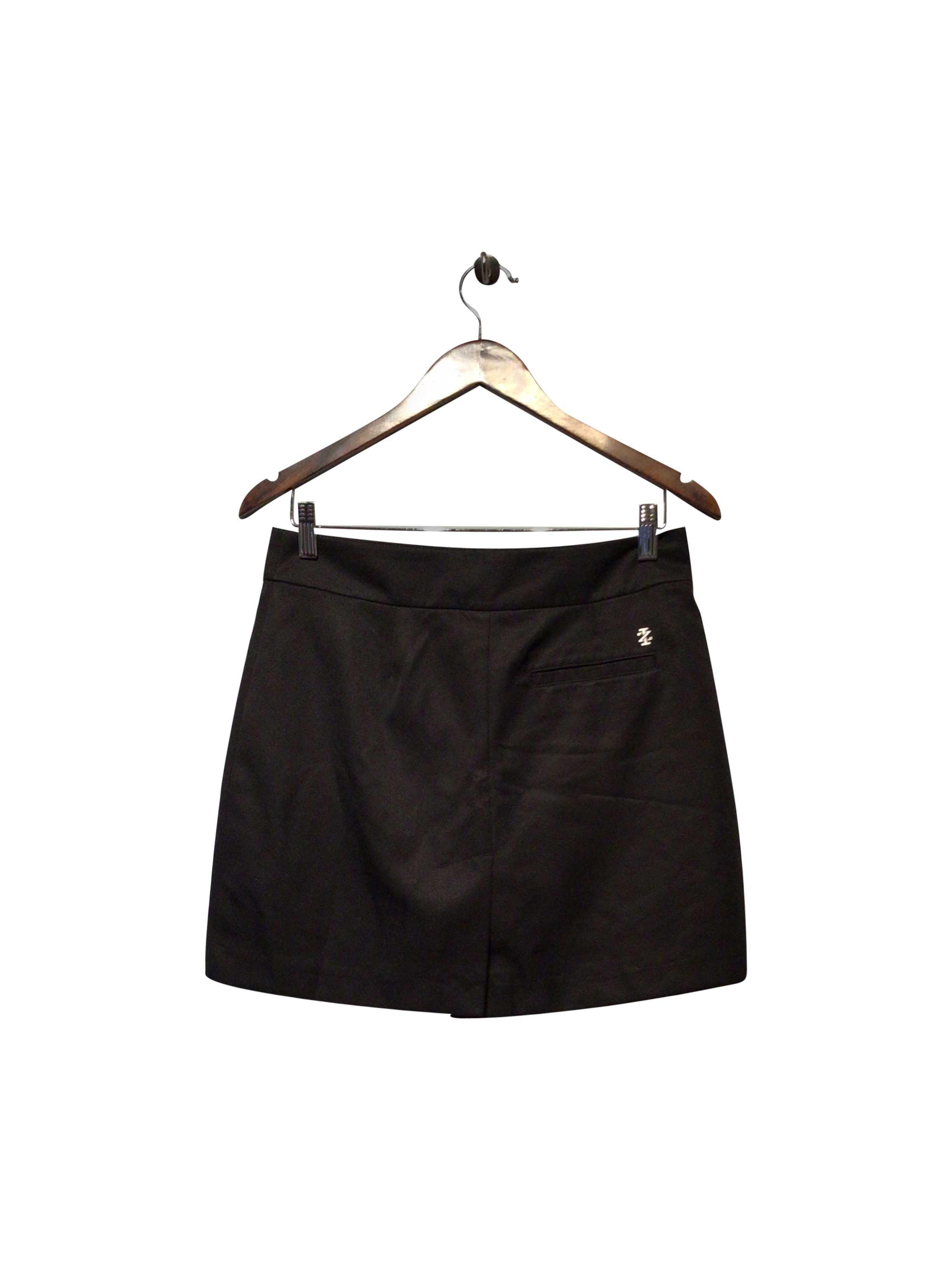 IZOD Black Regular Fit Second - hand Skirt Size 2