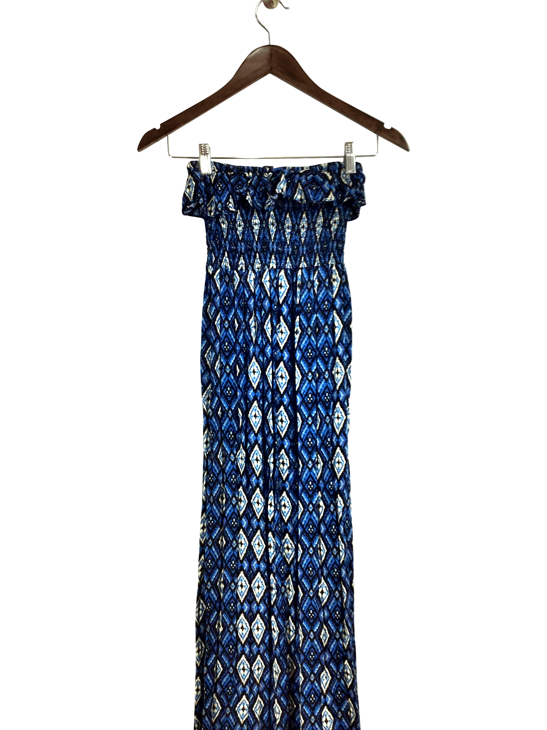 FOREVER 21 Stunning Blue Regular Fit Maxi Dress - Size S