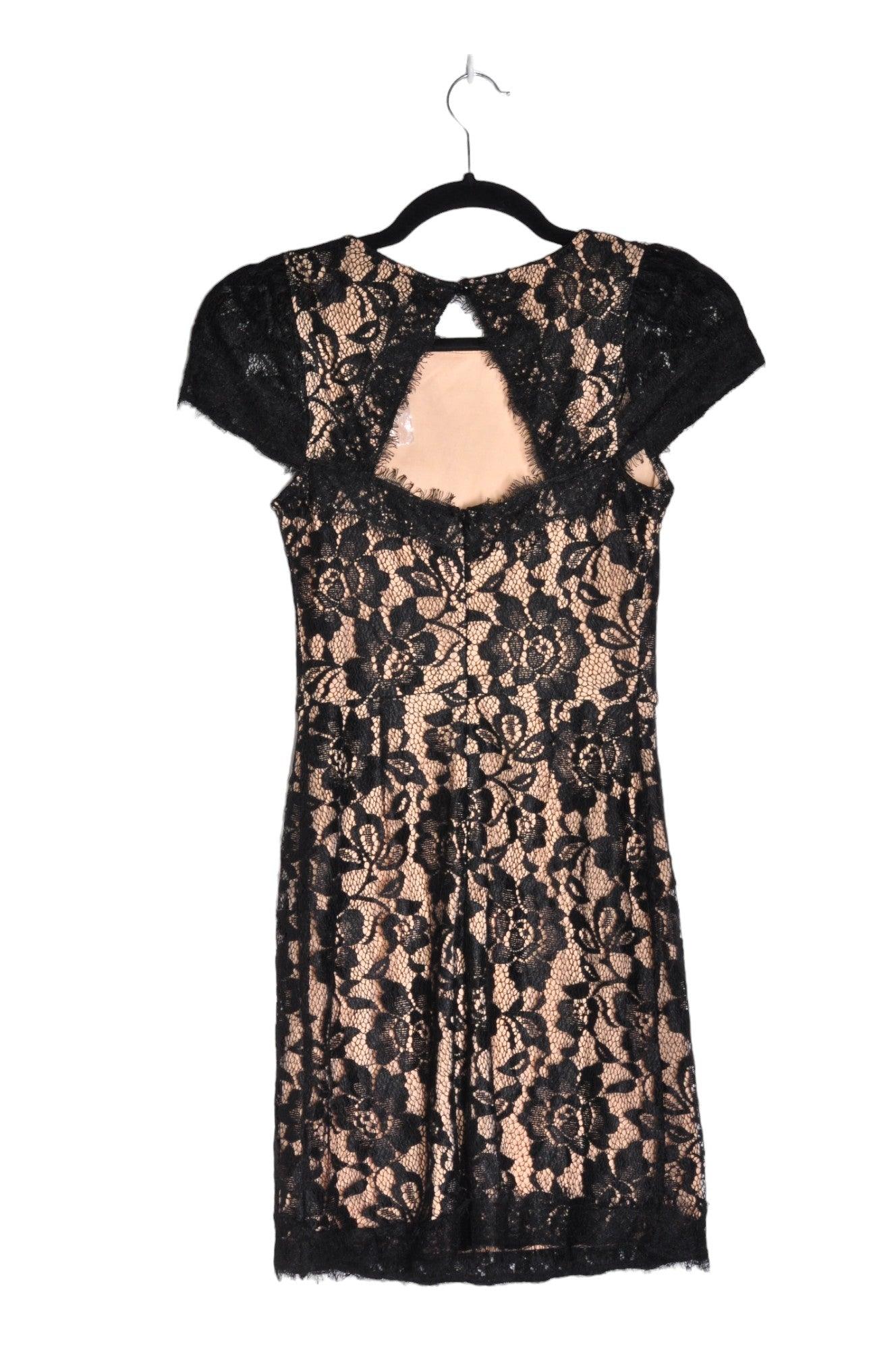 FOREVER 21 Stylish Women's Black Drop Waist Regular Fit Dress - Size S