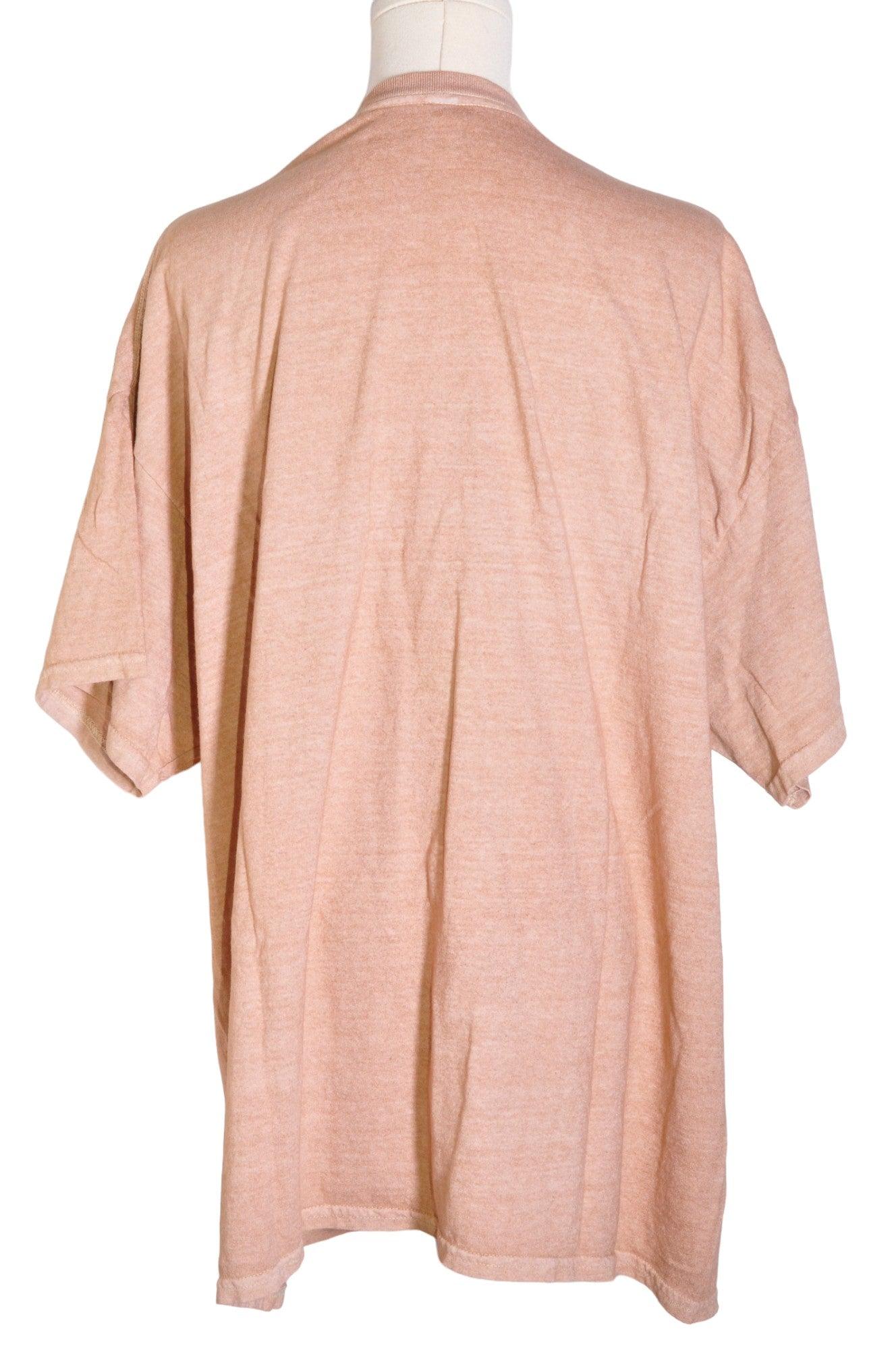 CASH Stylish Regular Fit Men's Brown T-Shirt - Size S