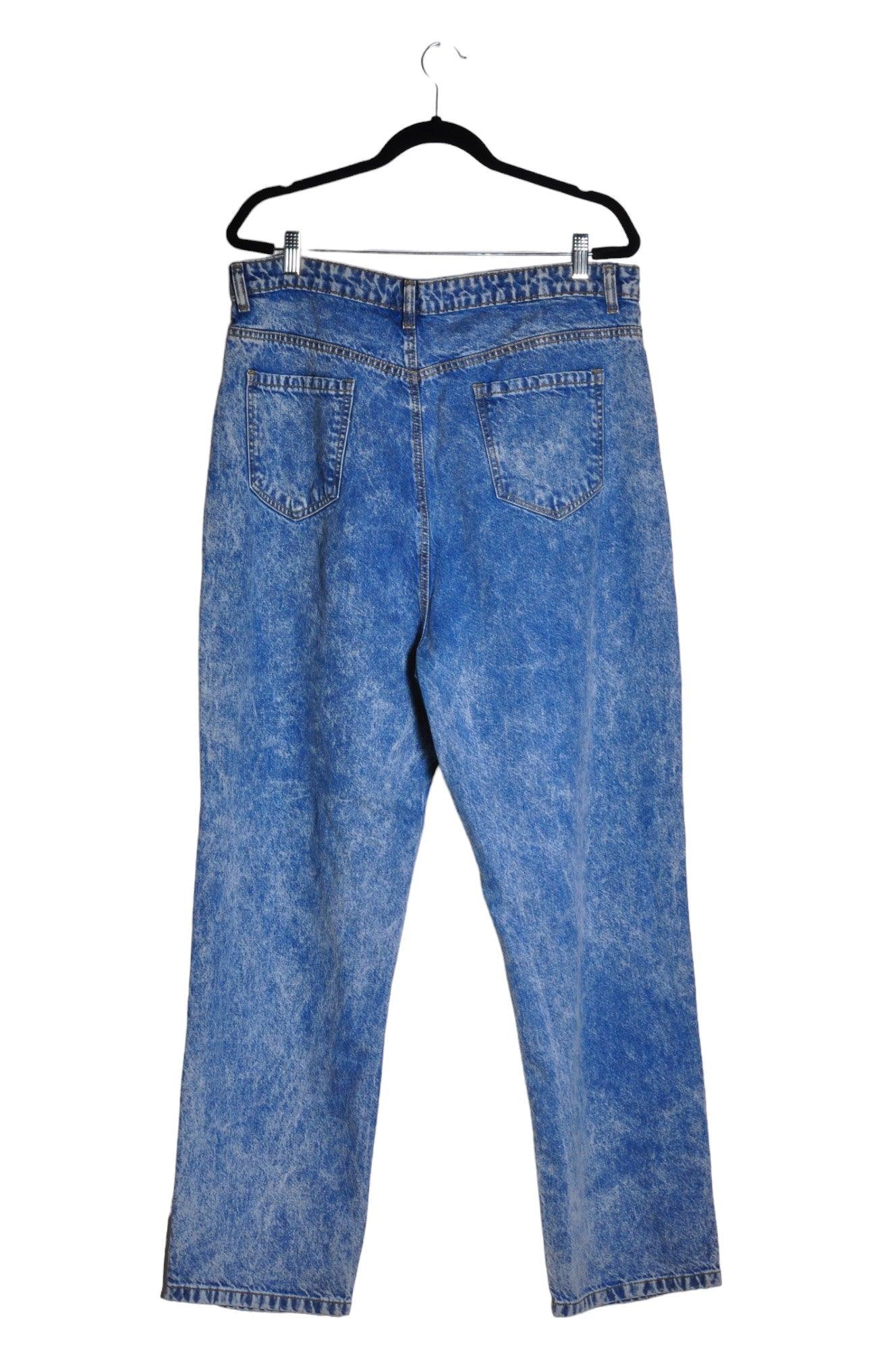 I SAW IT FIRST Stylish Women's Blue Regular-Fit Straight-Legged Jeans Size 16