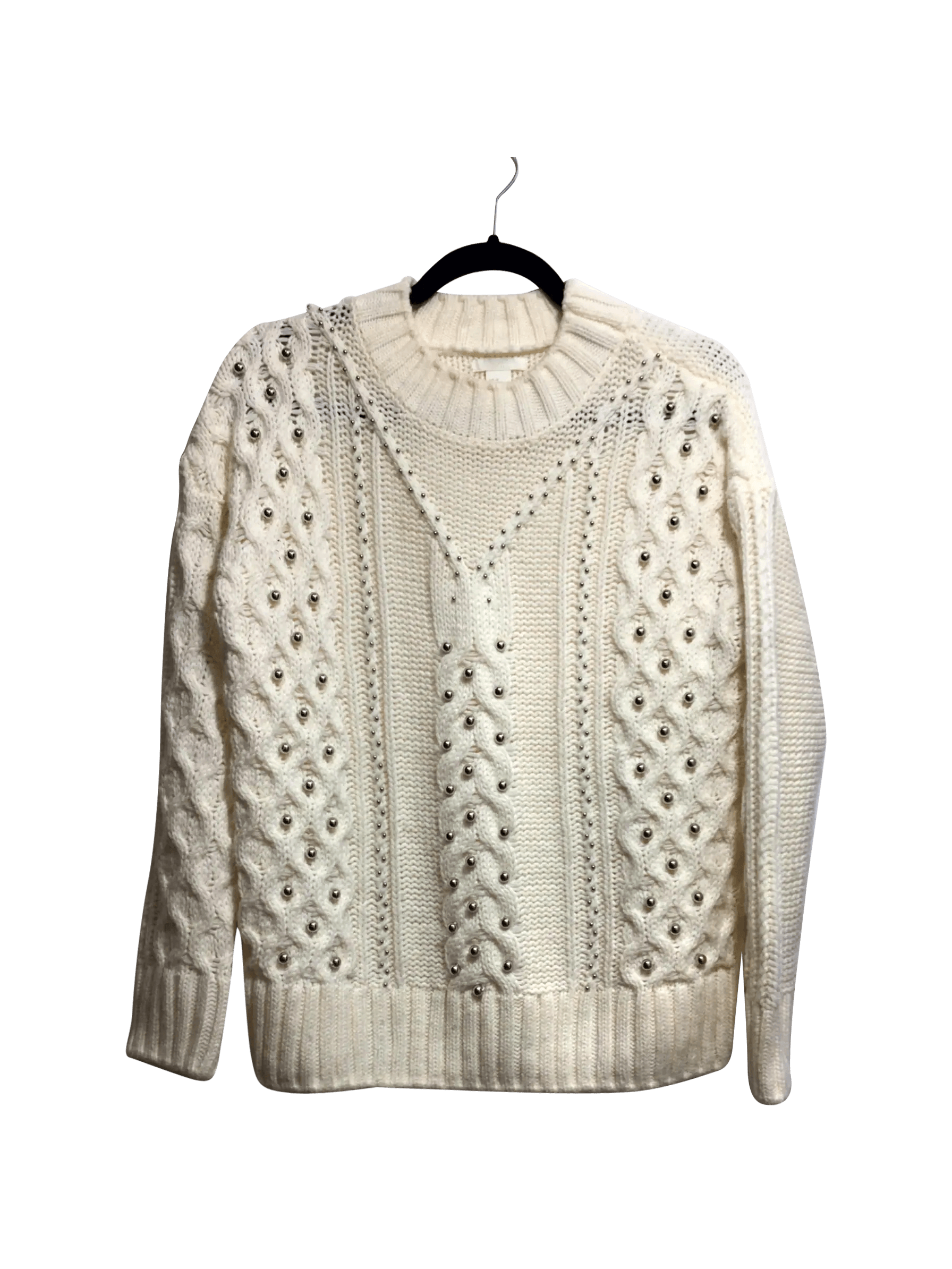 FOREVER 21 Stylish Regular Fit White Sweatshirt - XS