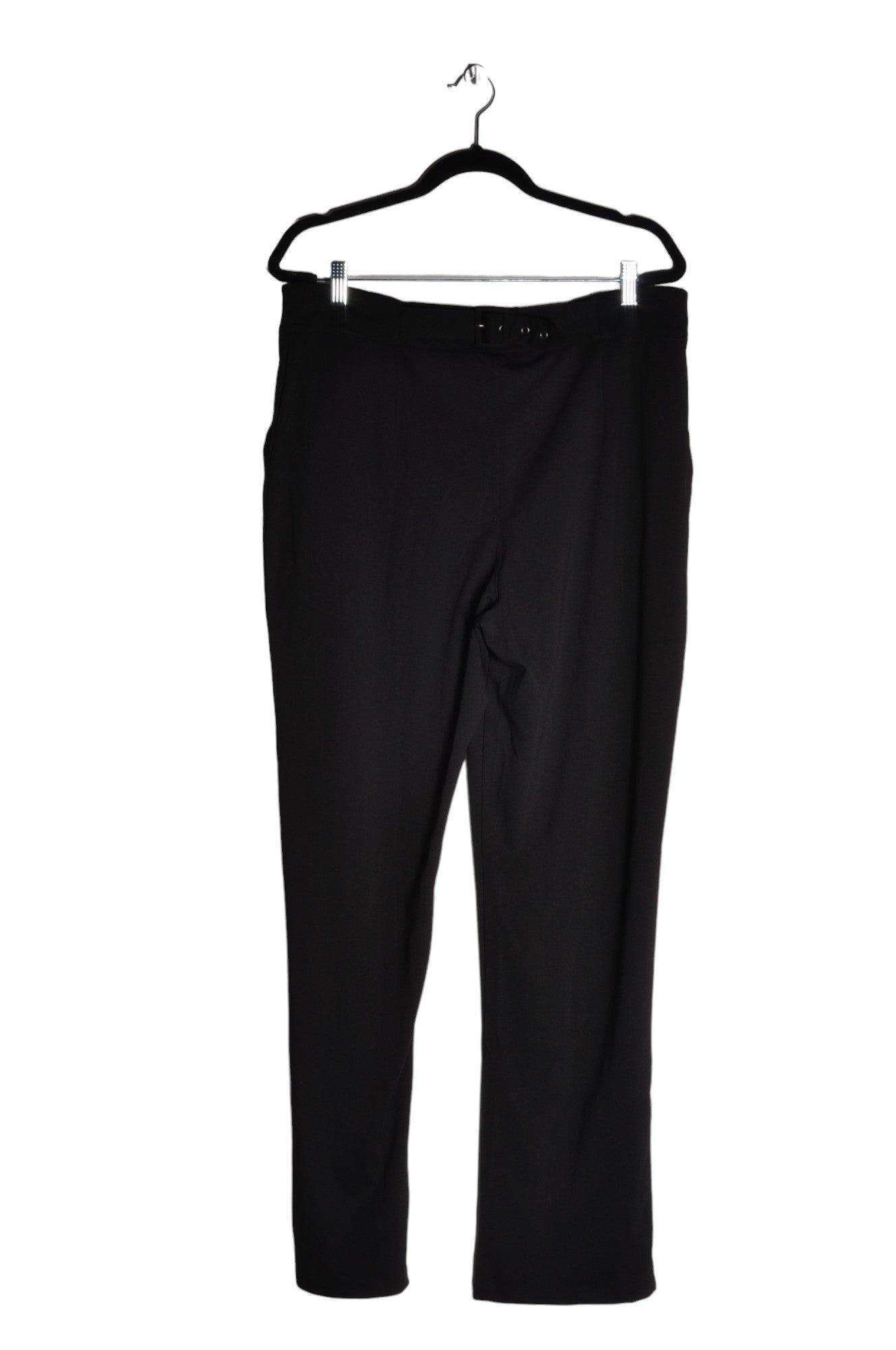 Stylish HUE Women's Regular-Fit Black Work Pants - Size XL