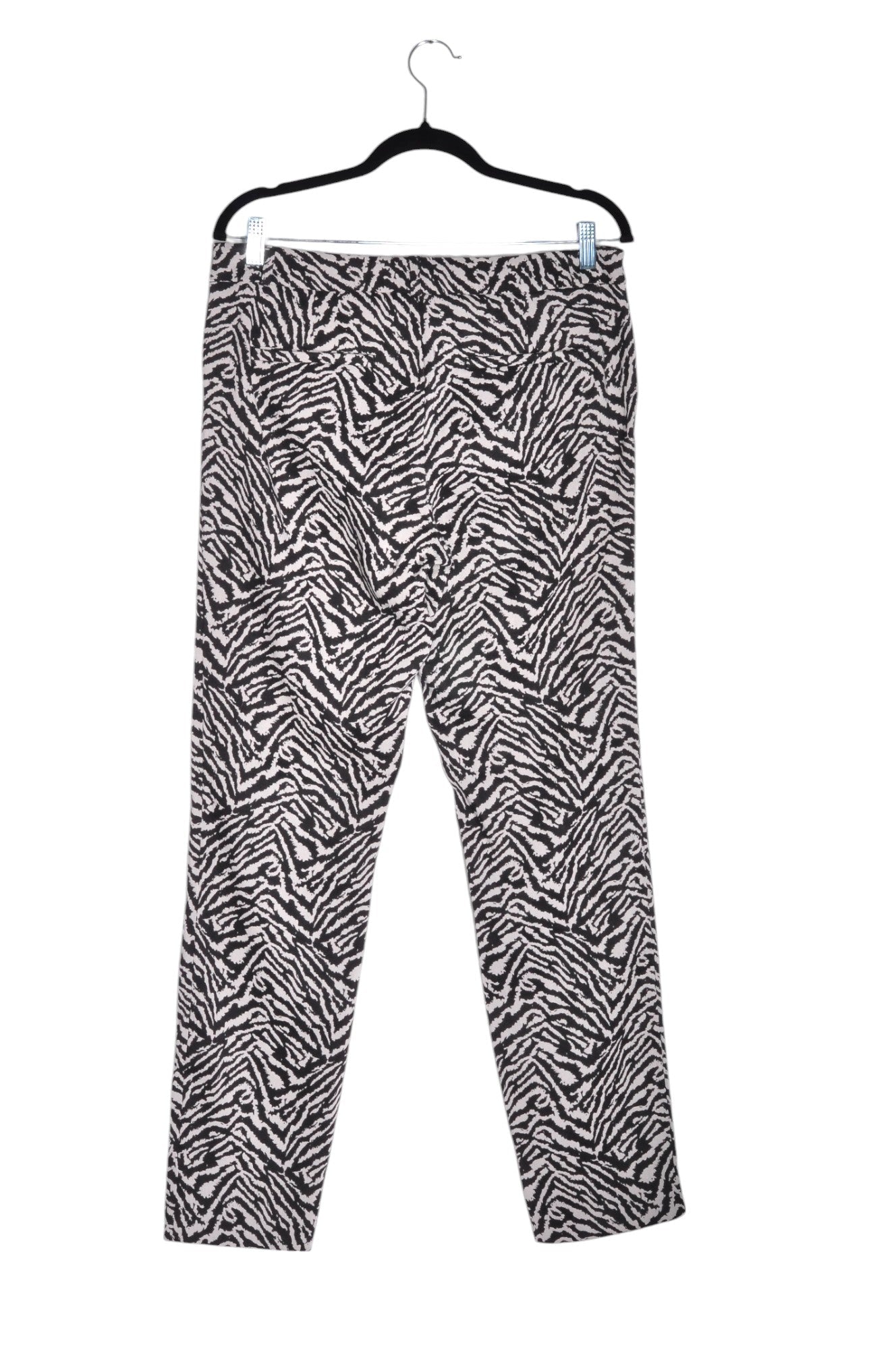 BANANA REPUBLIC Stylish Women's Black Regular Fit Work Pants - Size 10L