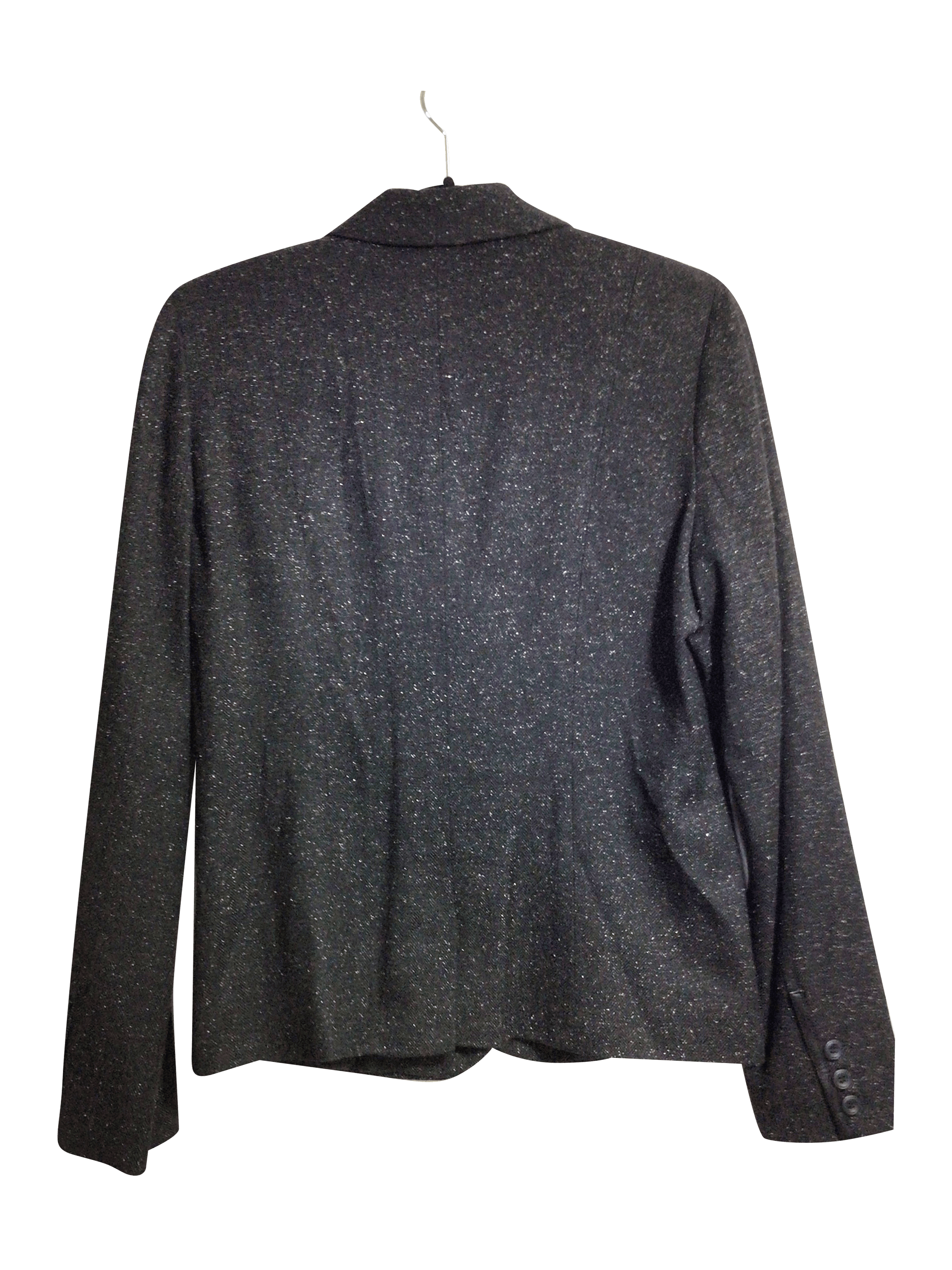 LIZ CLAIBORNE Black Regular Fit Blazers - Size 10, Second Hand