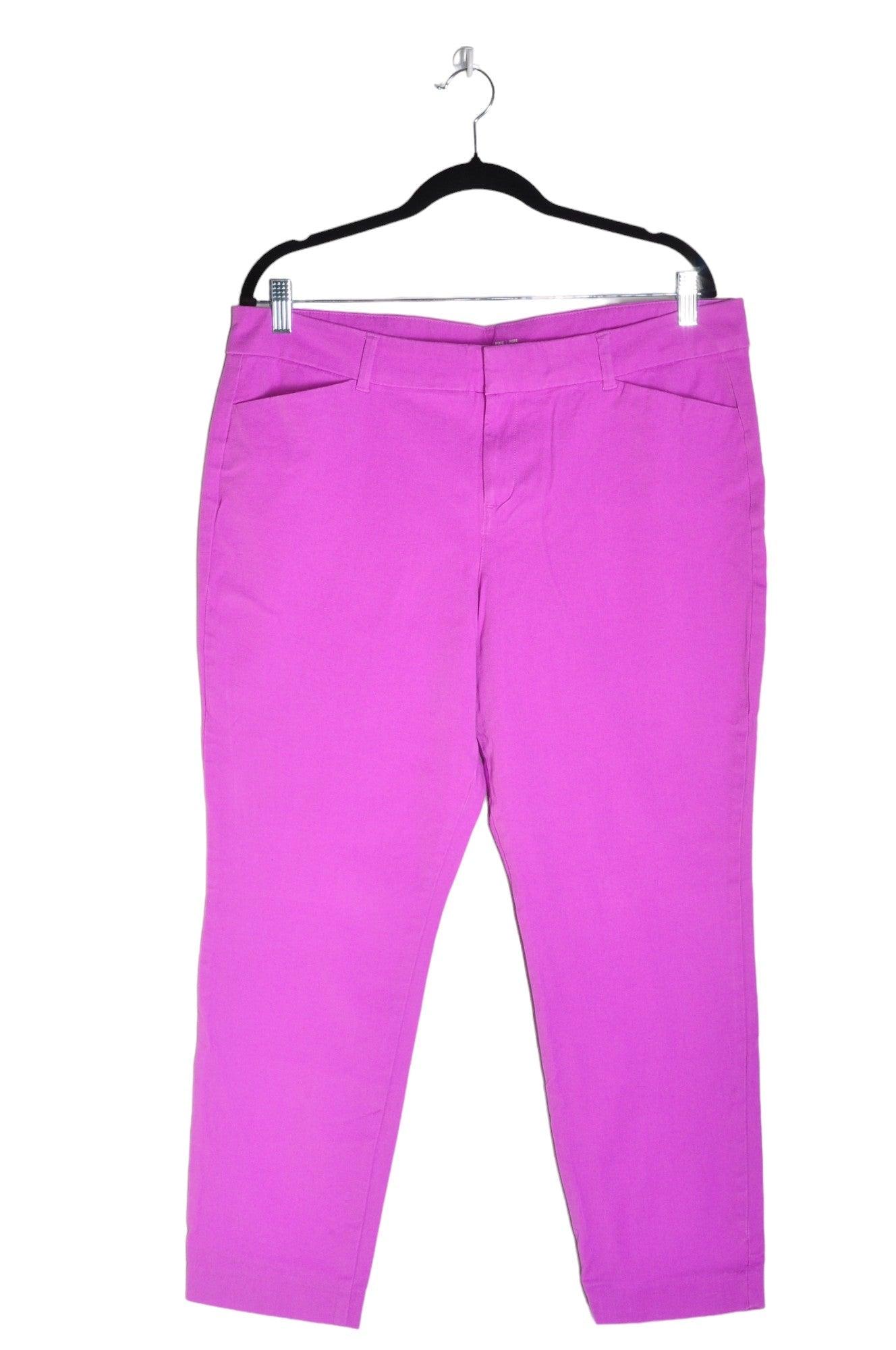 OLD NAVY Stylish Women's Purple Regular-Fit Work Pants - Size 16
