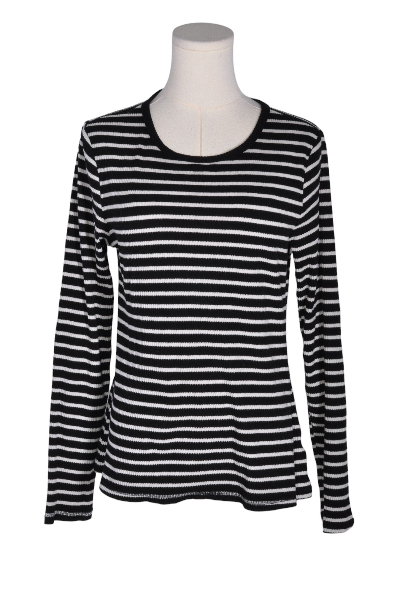 Stylish OLD NAVY Women's Regular Fit Long-Sleeved Black T-Shirt - Size L