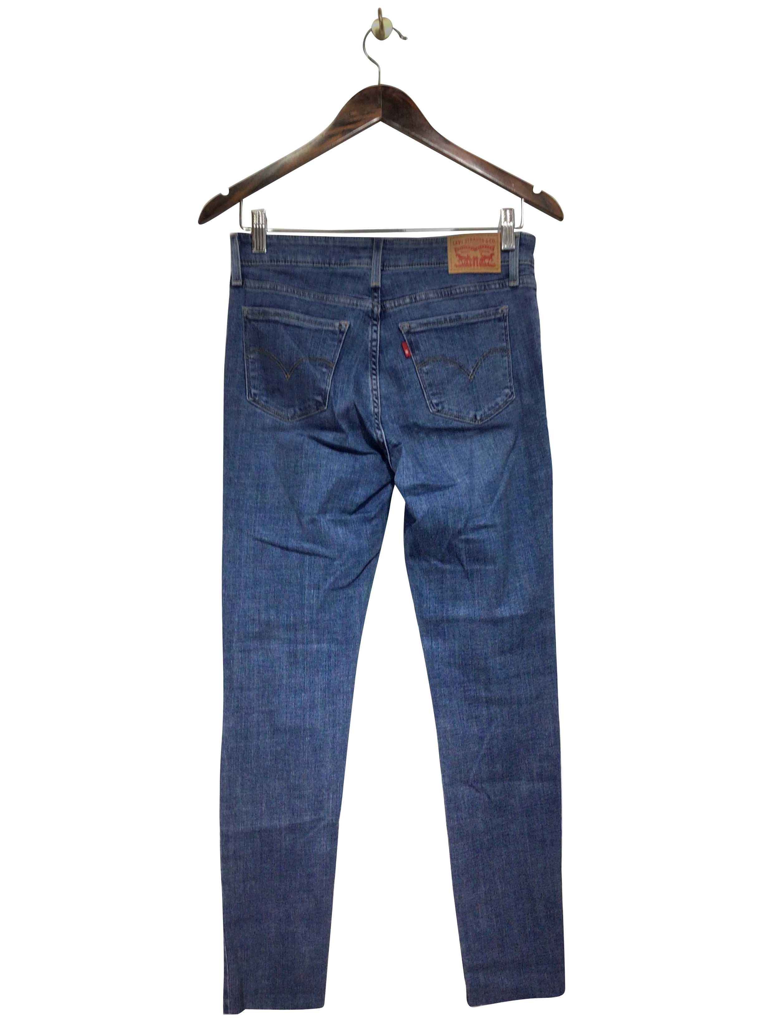 LEVI'S Classic Blue Regular Fit Straight - Legged Second - Hand Jeans Size 27