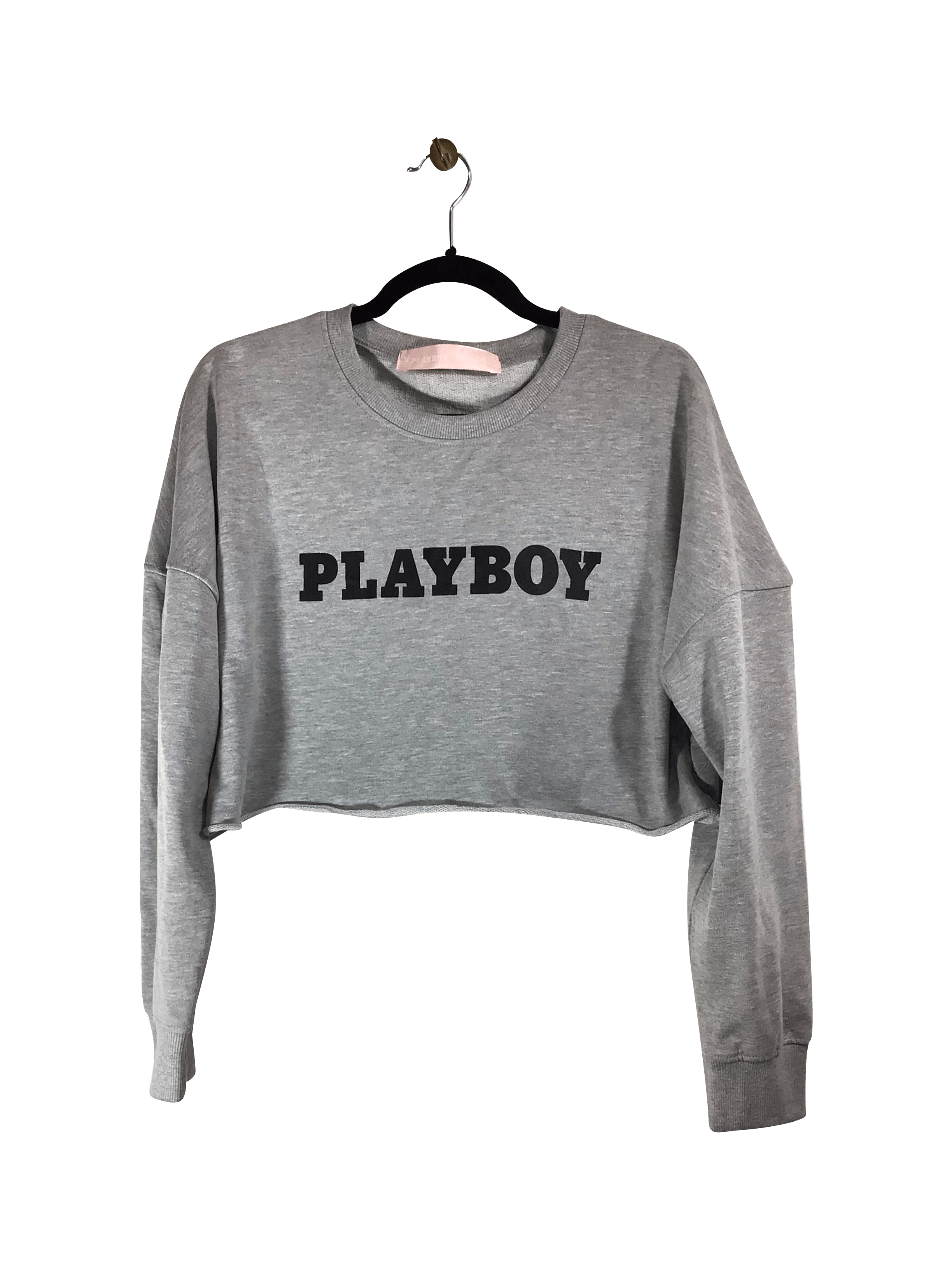 Stylish MISSGUIDED Women's Gray Regular Fit Crop Tops - Size 12