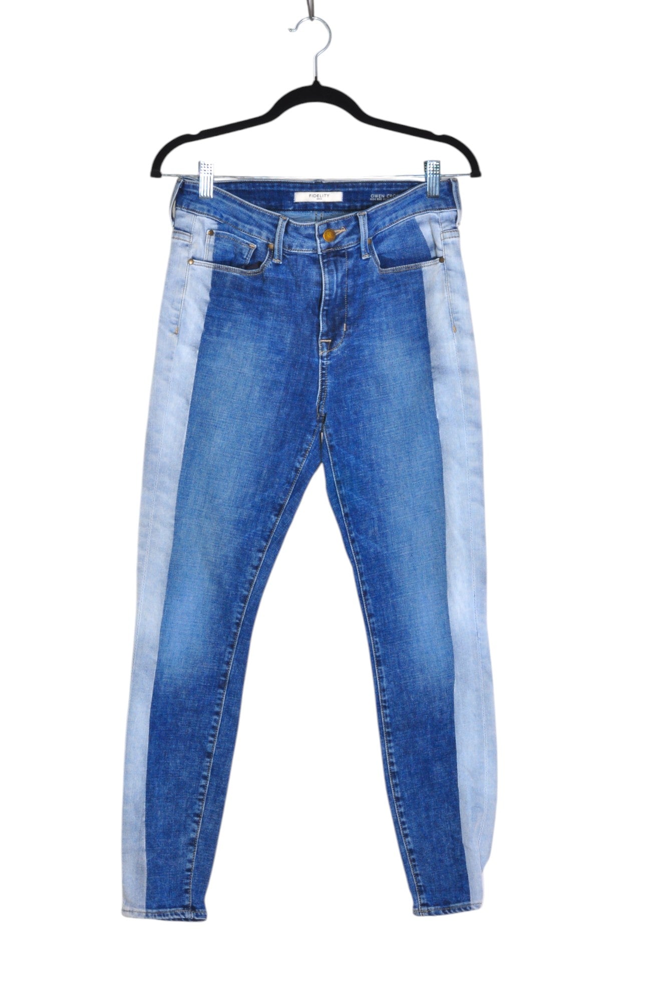 FIDELITY Stylish Women's Blue Regular-Fit Straight-Legged Jeans - Size 26
