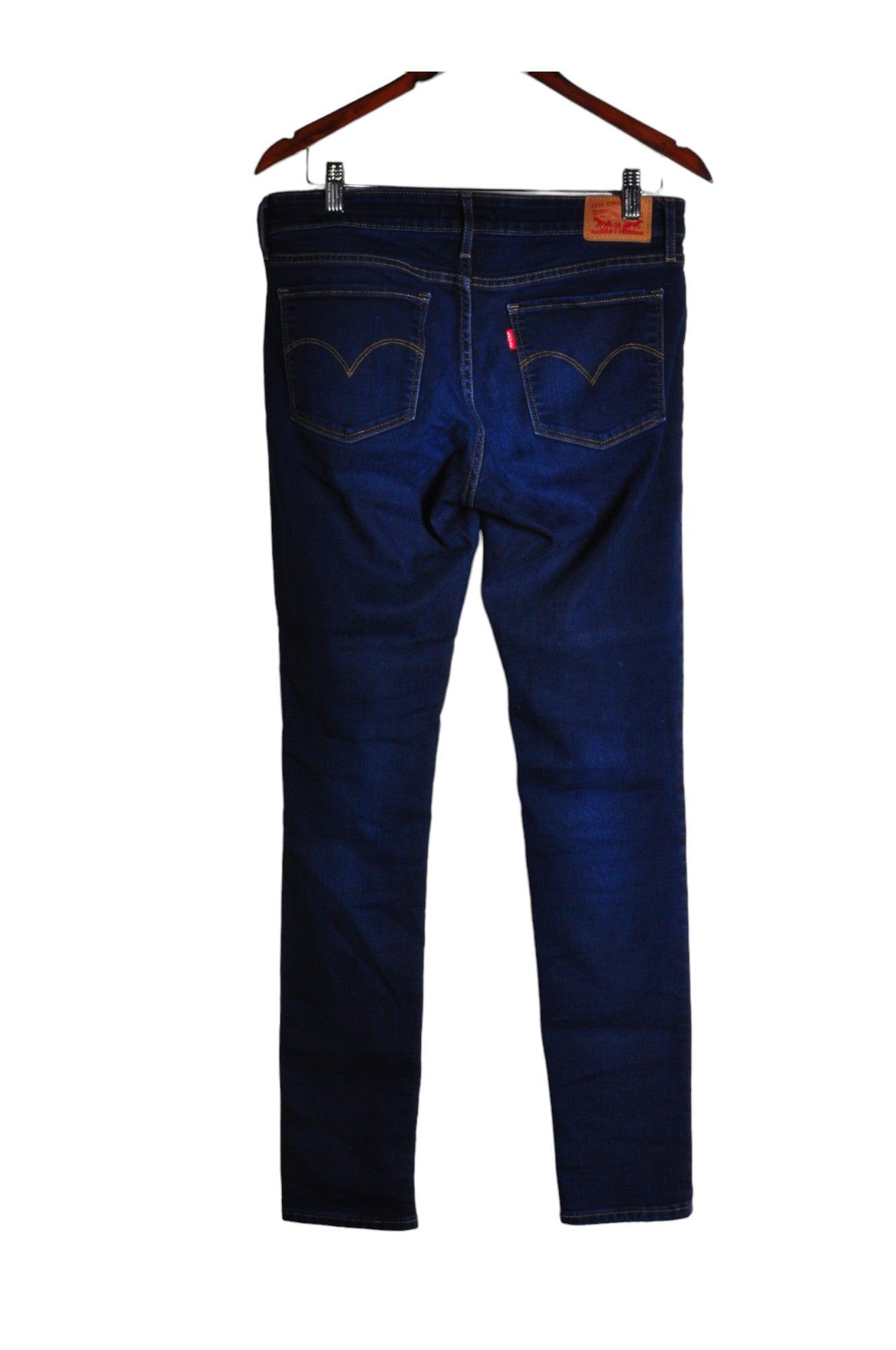 LEVI'S Second Hand Women's Regular Fit Blue Straight-Legged Jeans Size 30