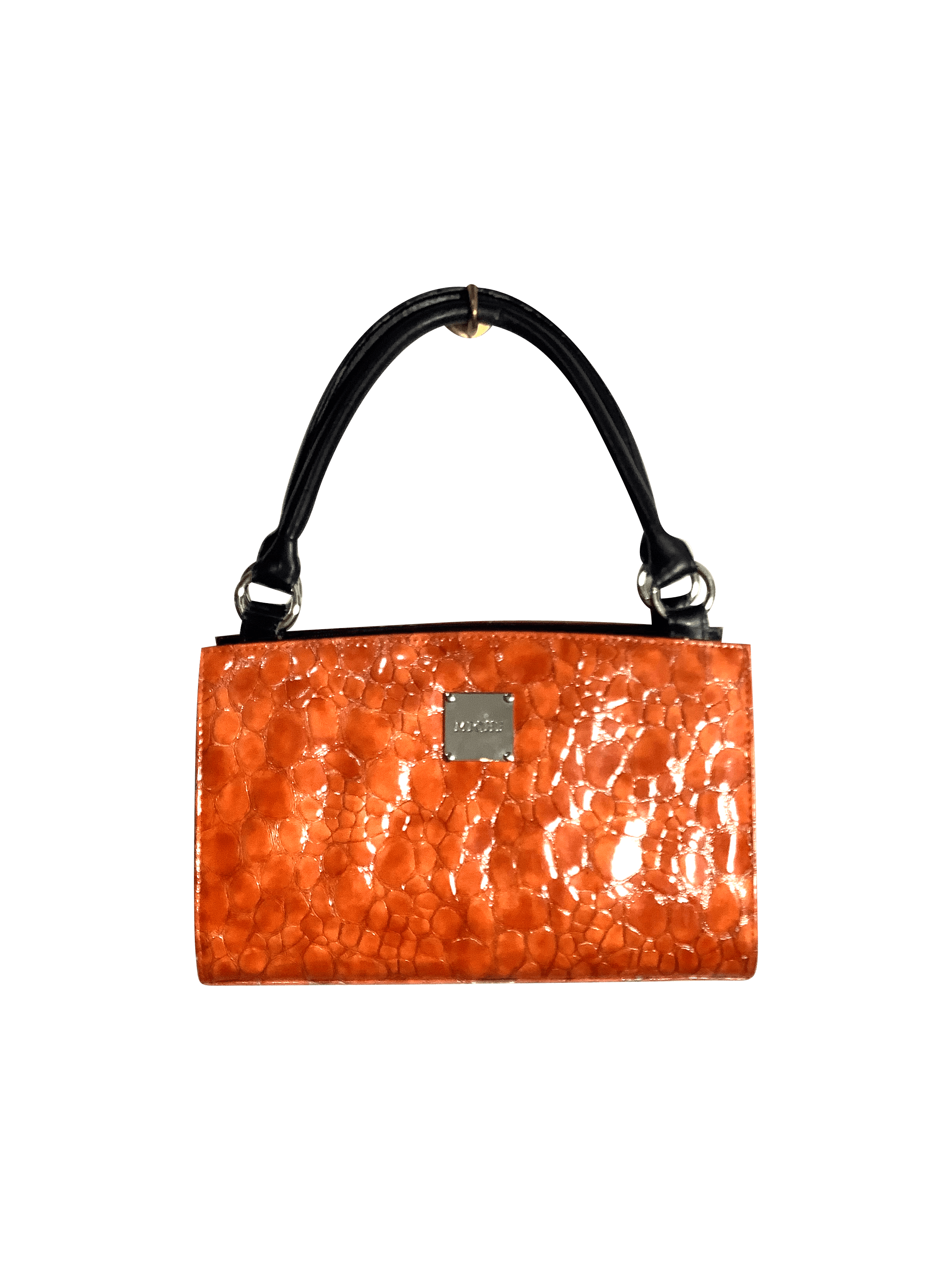 Stylish MICHE Women's Orange Regular-Fit Handbag - Size S