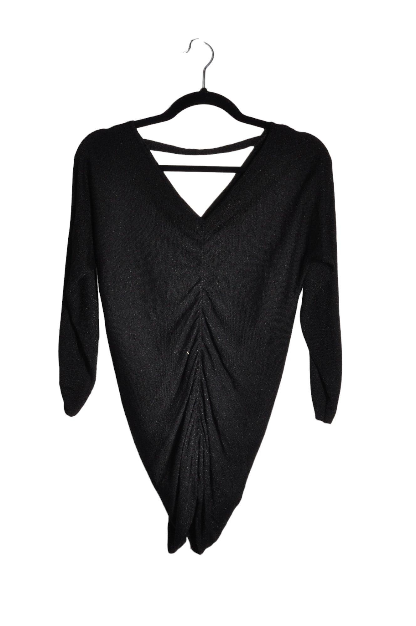 Stylish CHATEAU Women's Regular Fit Black Blouse - XXS