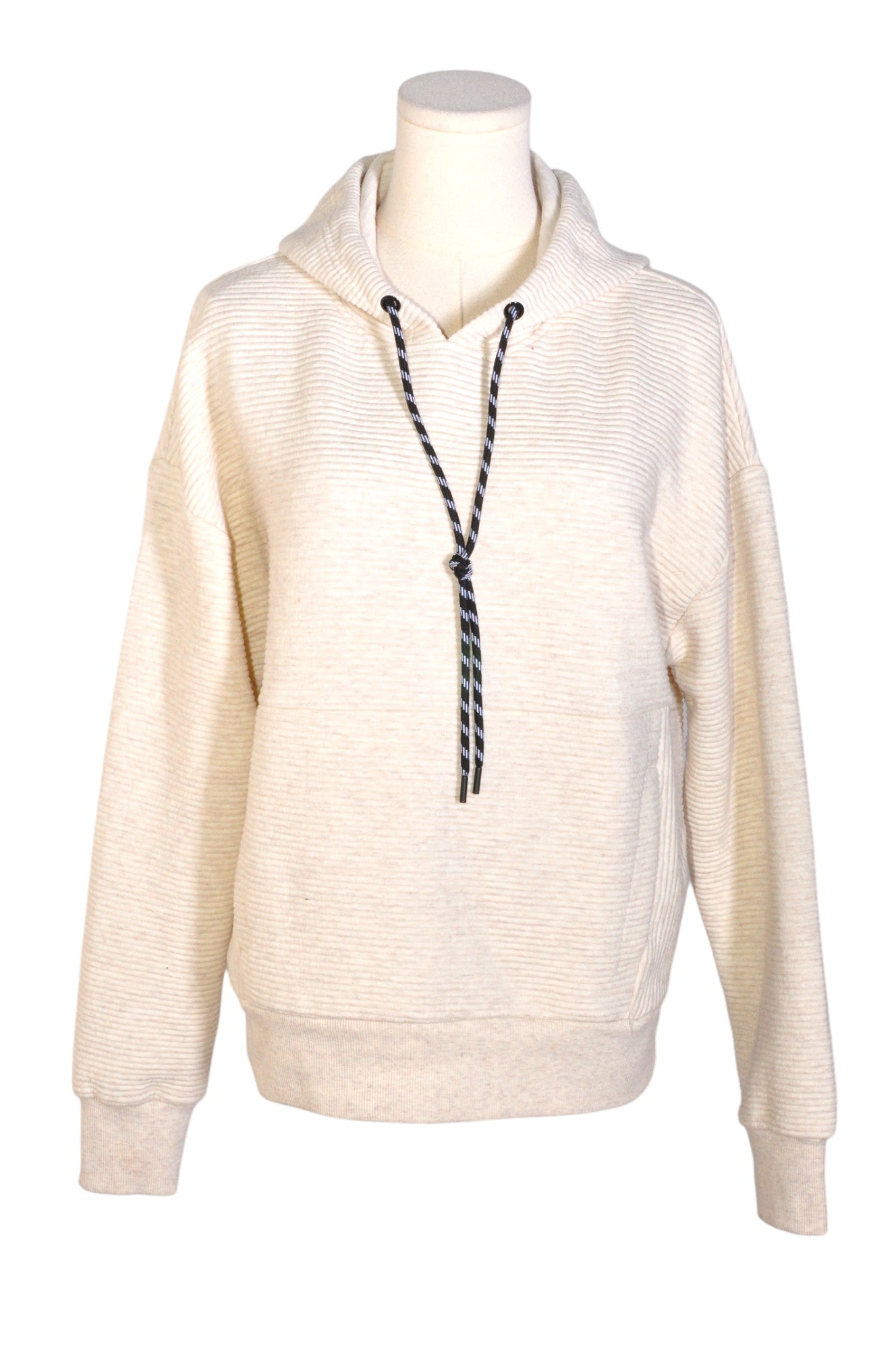 HYBA Stylish Women's White Regular Fit Sweatshirt - Size S