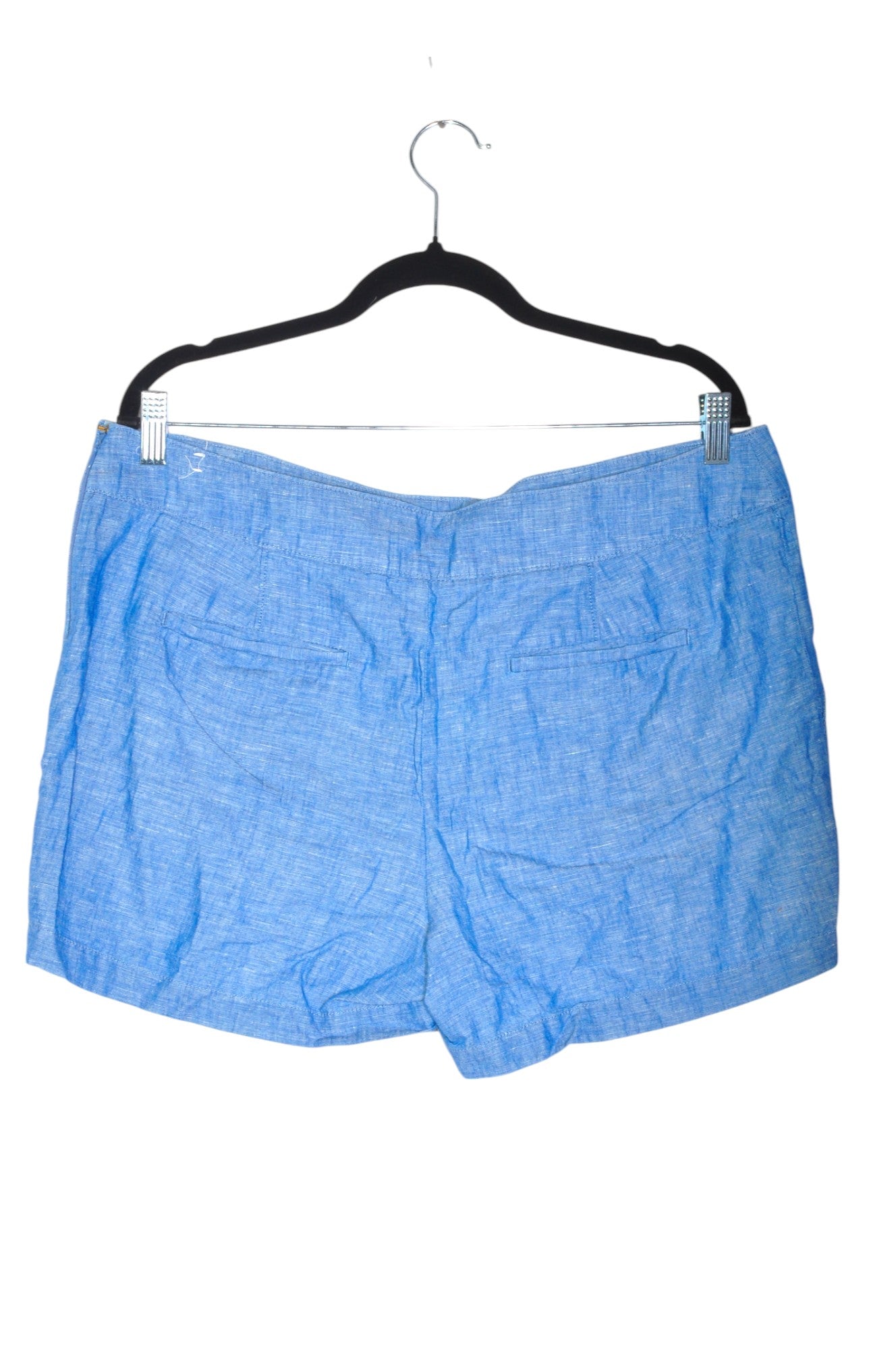 LOFT Women's Stylish Classic Blue Regular Fit Shorts - Size 12