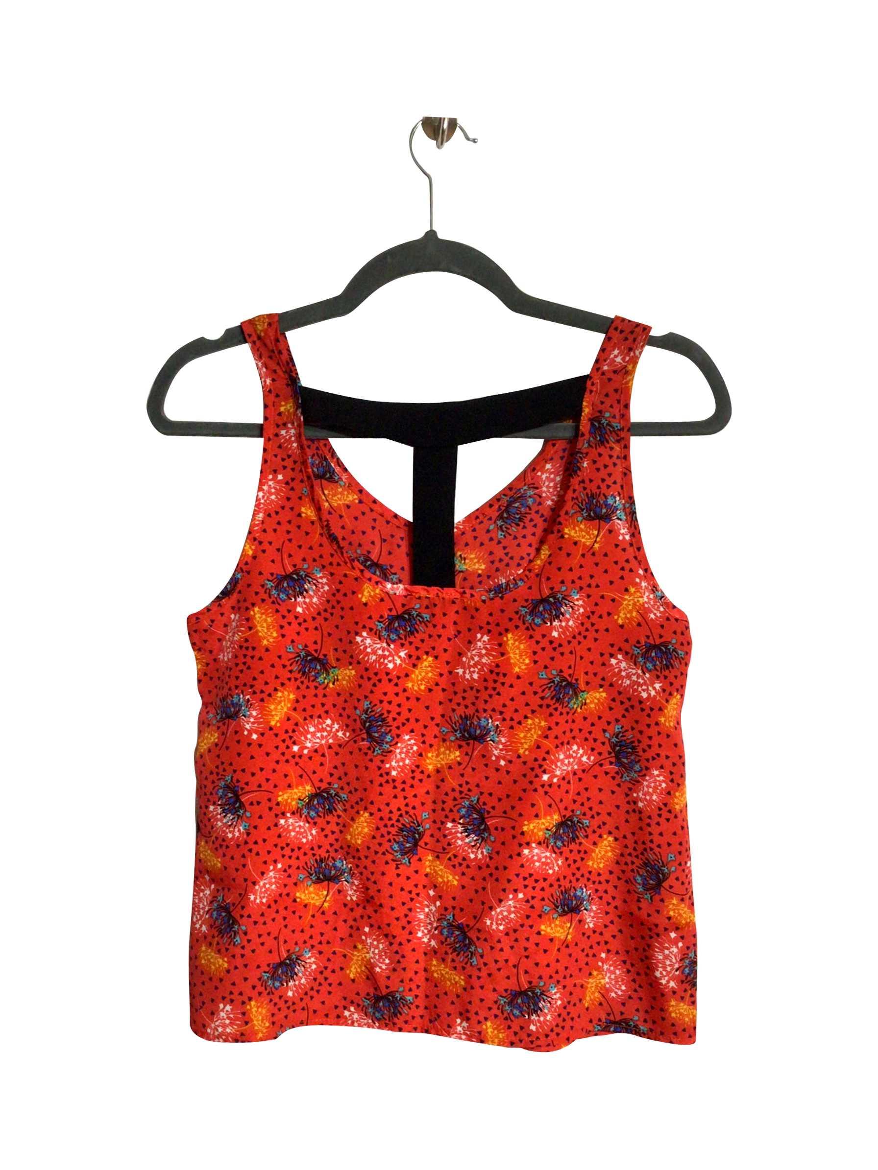 CHARLOTTE RUSSE Stylish Regular Fit Red Tank Top - Size S