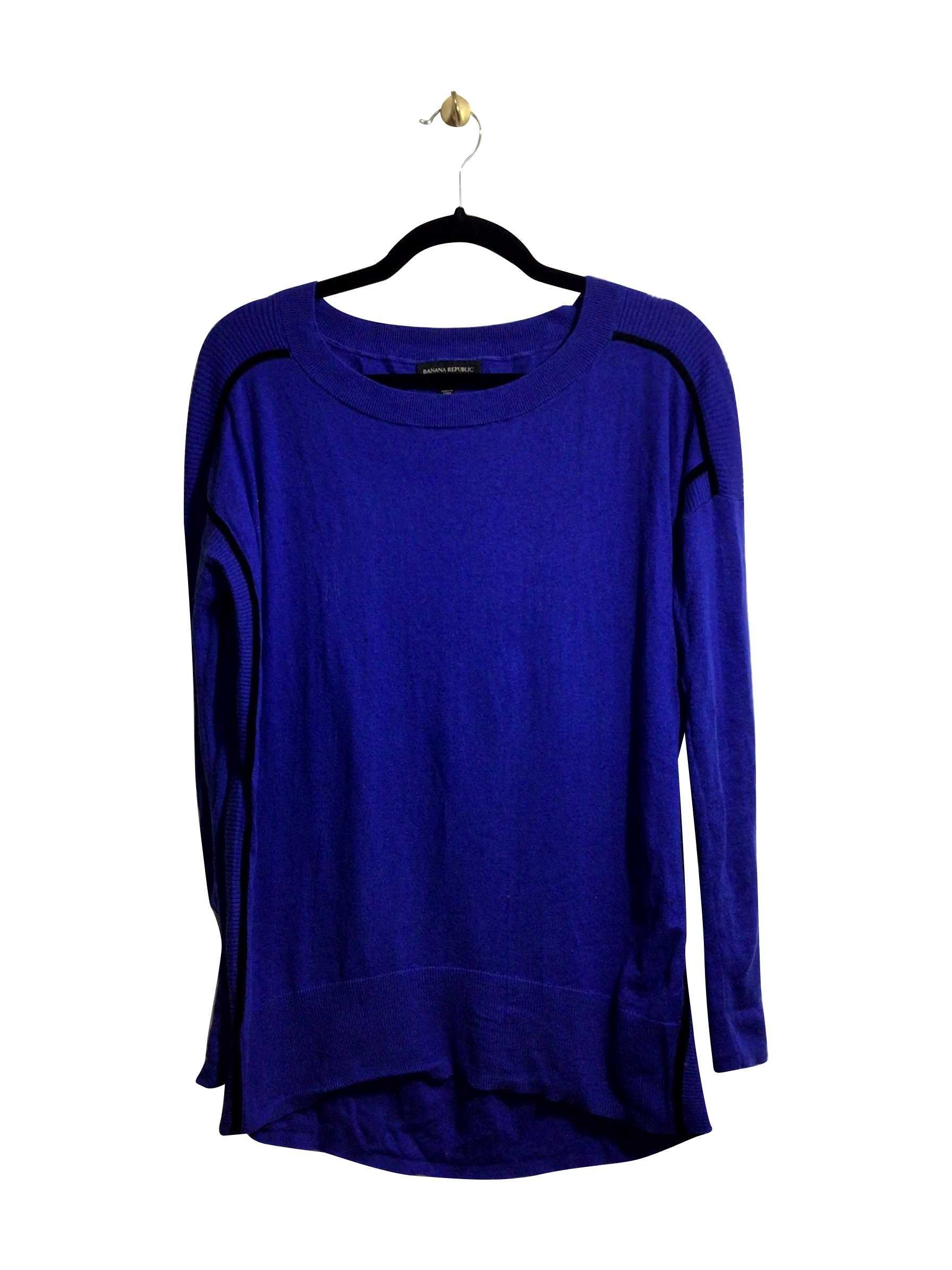 BANANA REPUBLIC Stylish Regular Fit Blue T-shirt - Size S