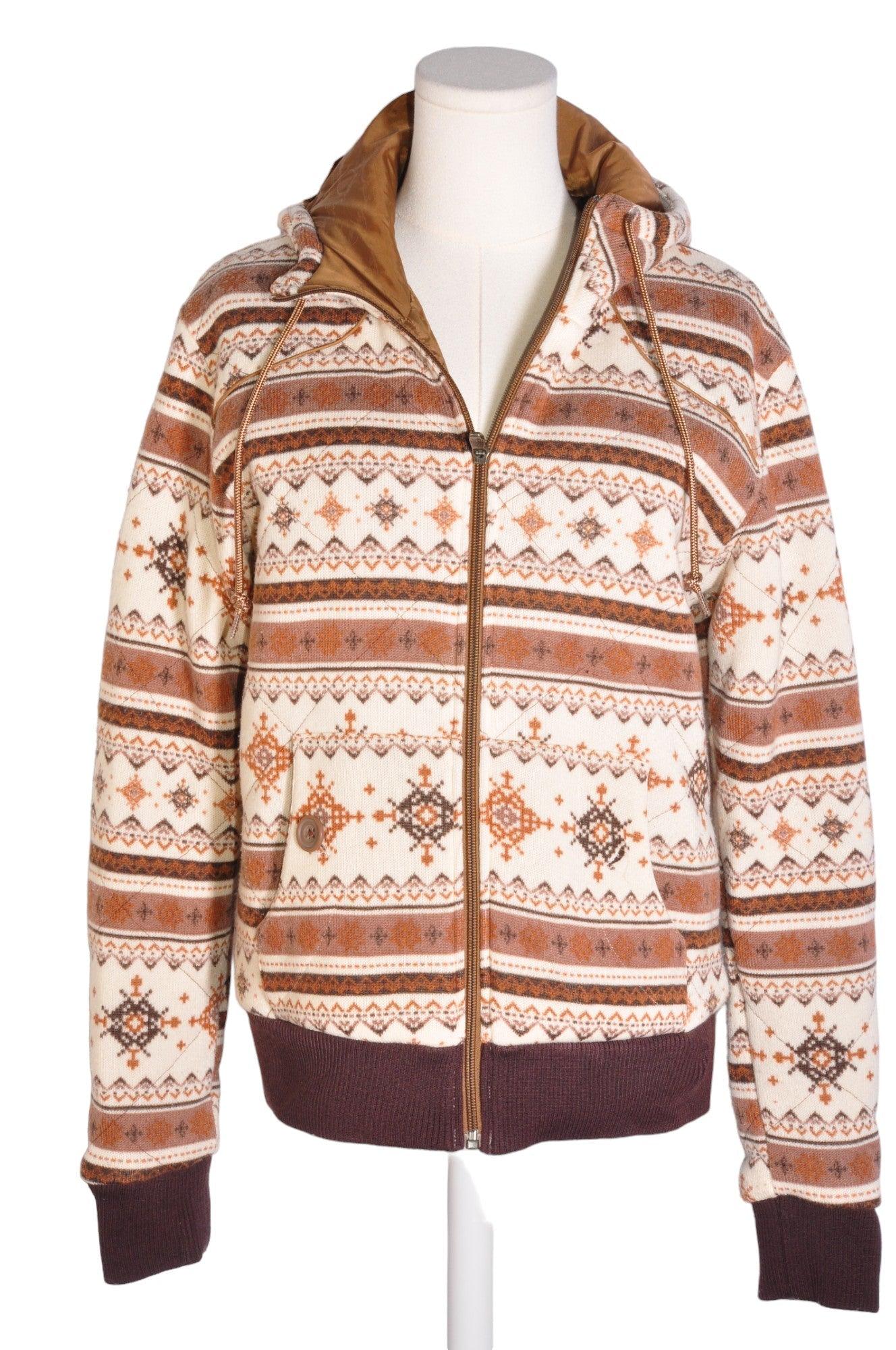 COLUMBIA Stylish Brown Regular-fit Women's Coat - Size M
