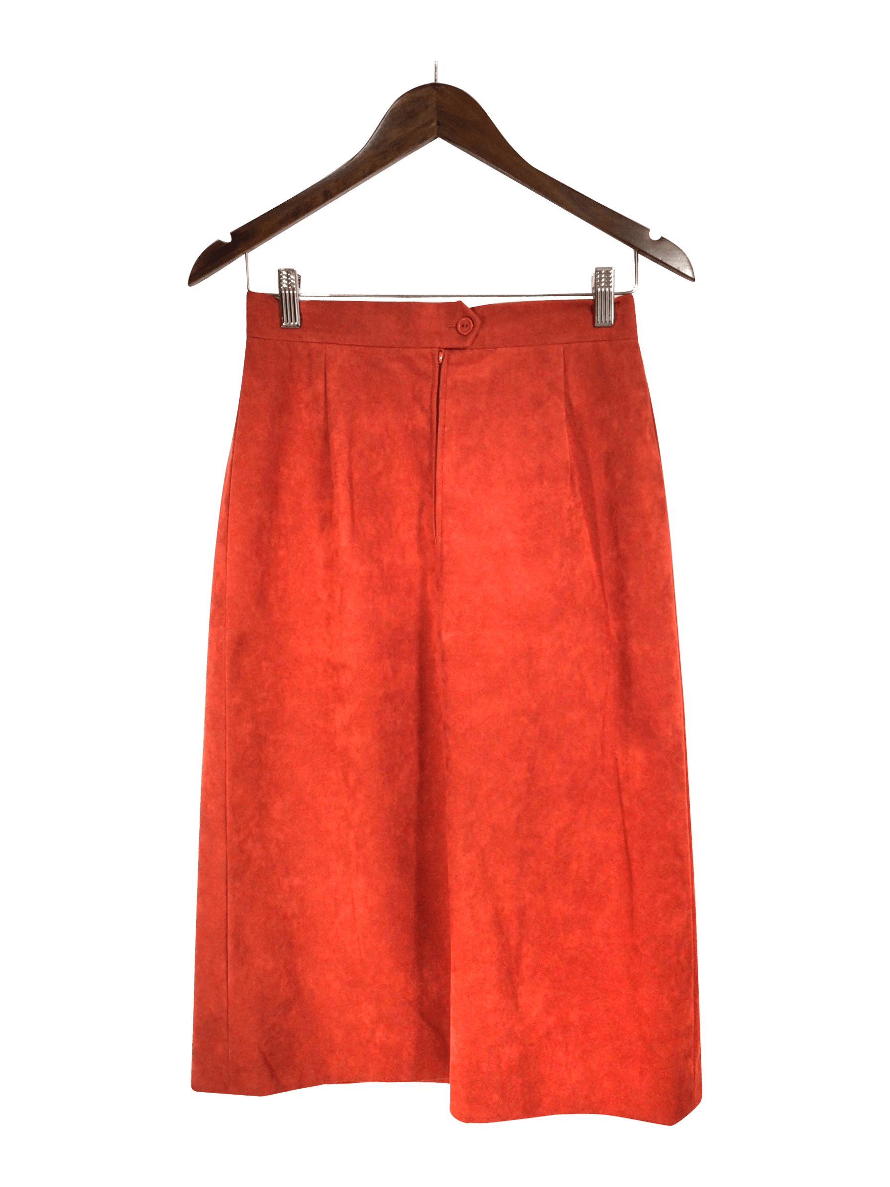LILLY ANN Stunning Orange Regular Fit Second - Hand Skirt Size 29