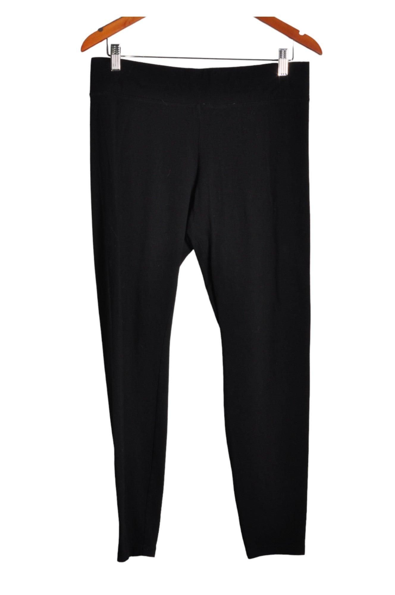 Stylish HUE Women's Black Regular-Fit Activewear Leggings - Size L