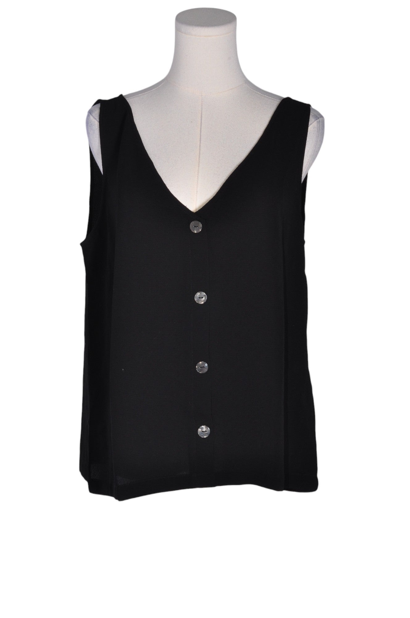 ONLY Women's Stylish Regular-Fit Black Blouse - Size 42