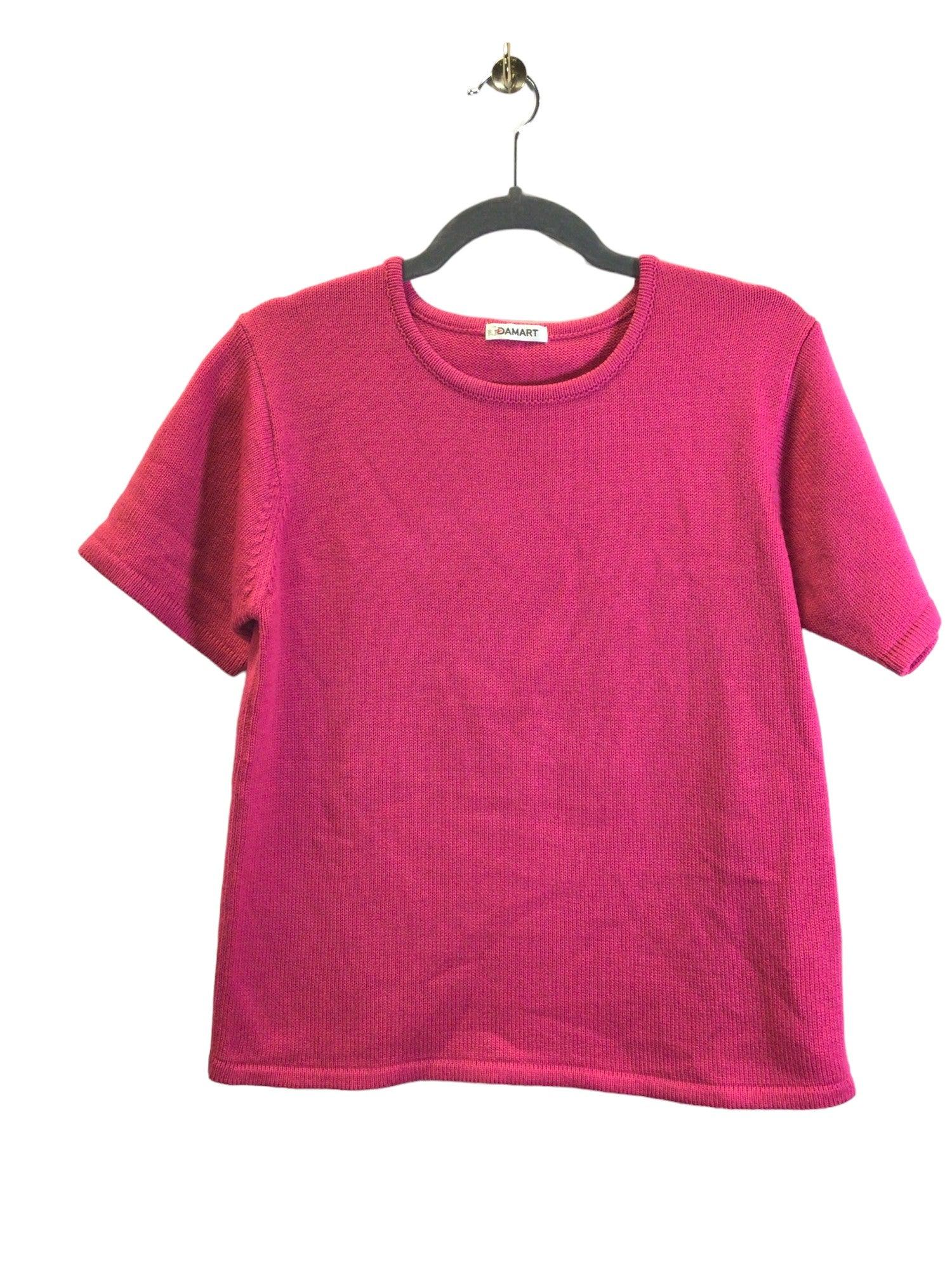 Stylish DAMART Women's Pink Regular-Fit T-Shirts in Size M