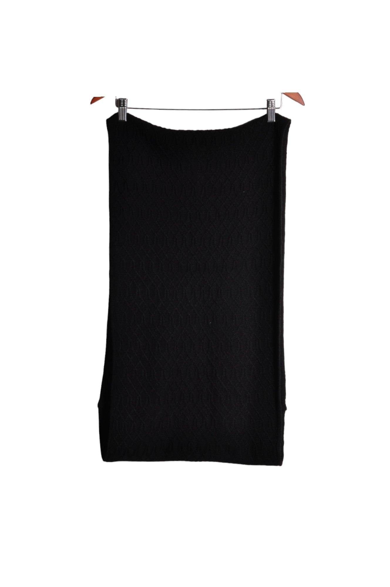 CANUCKS Stylish Women's Black Regular - Fit Scarf in Size S
