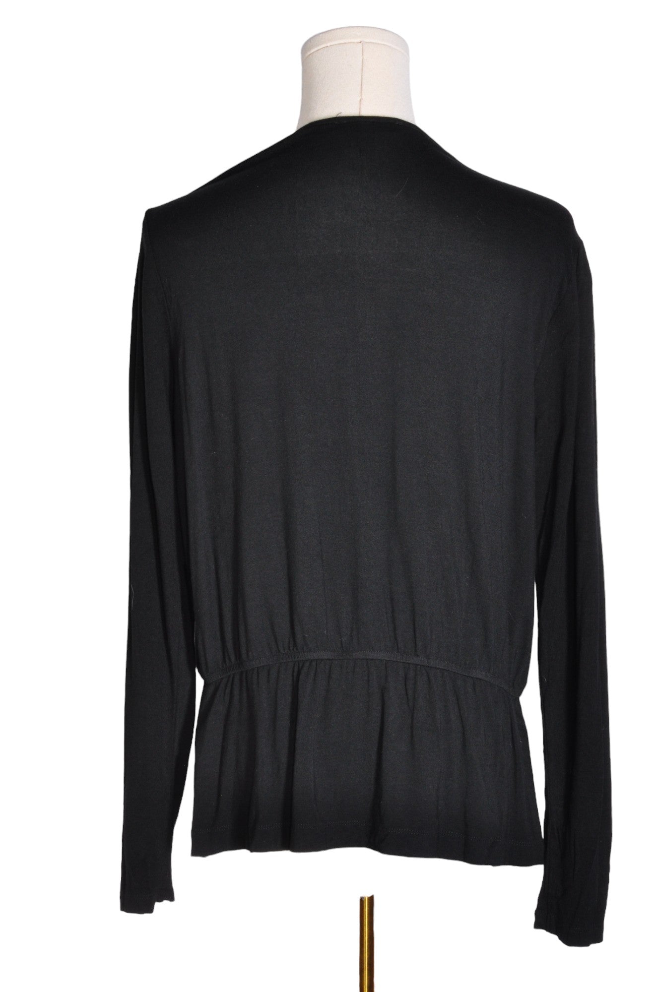 BANANA REPUBLIC Stylish Women's Regular Fit Black Blouse - Size L