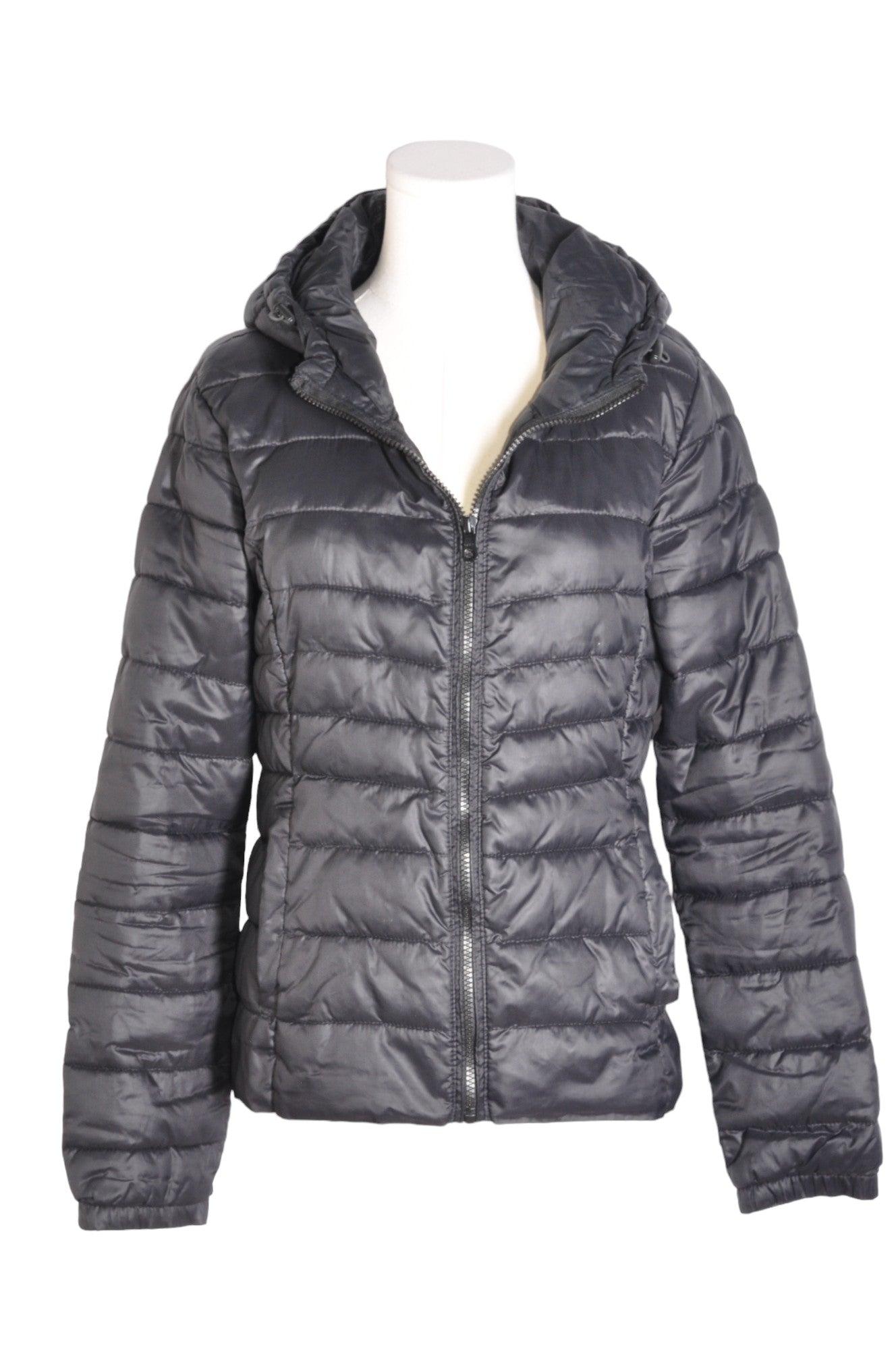 ONLY Women's Stylish Regular Fit Black Coat - Size M