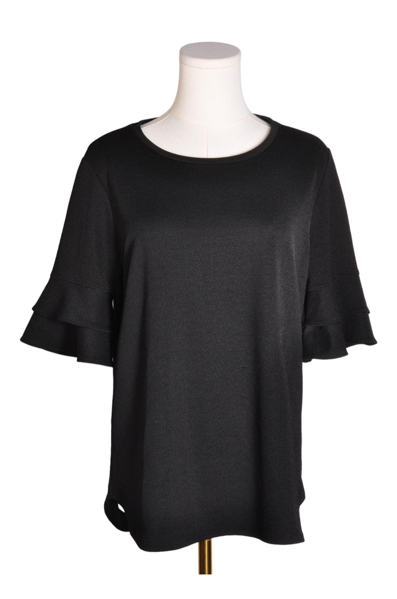 Stylish BANANA REPUBLIC Regular Fit Women's Black Blouse - Size M