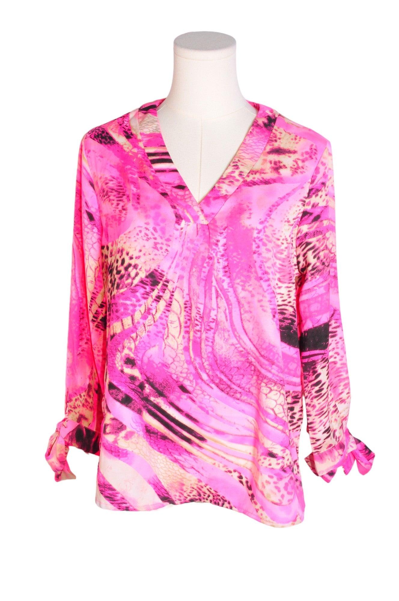 CORAL B Stylish Women's Regular-Fit Pink Blouse - Size S