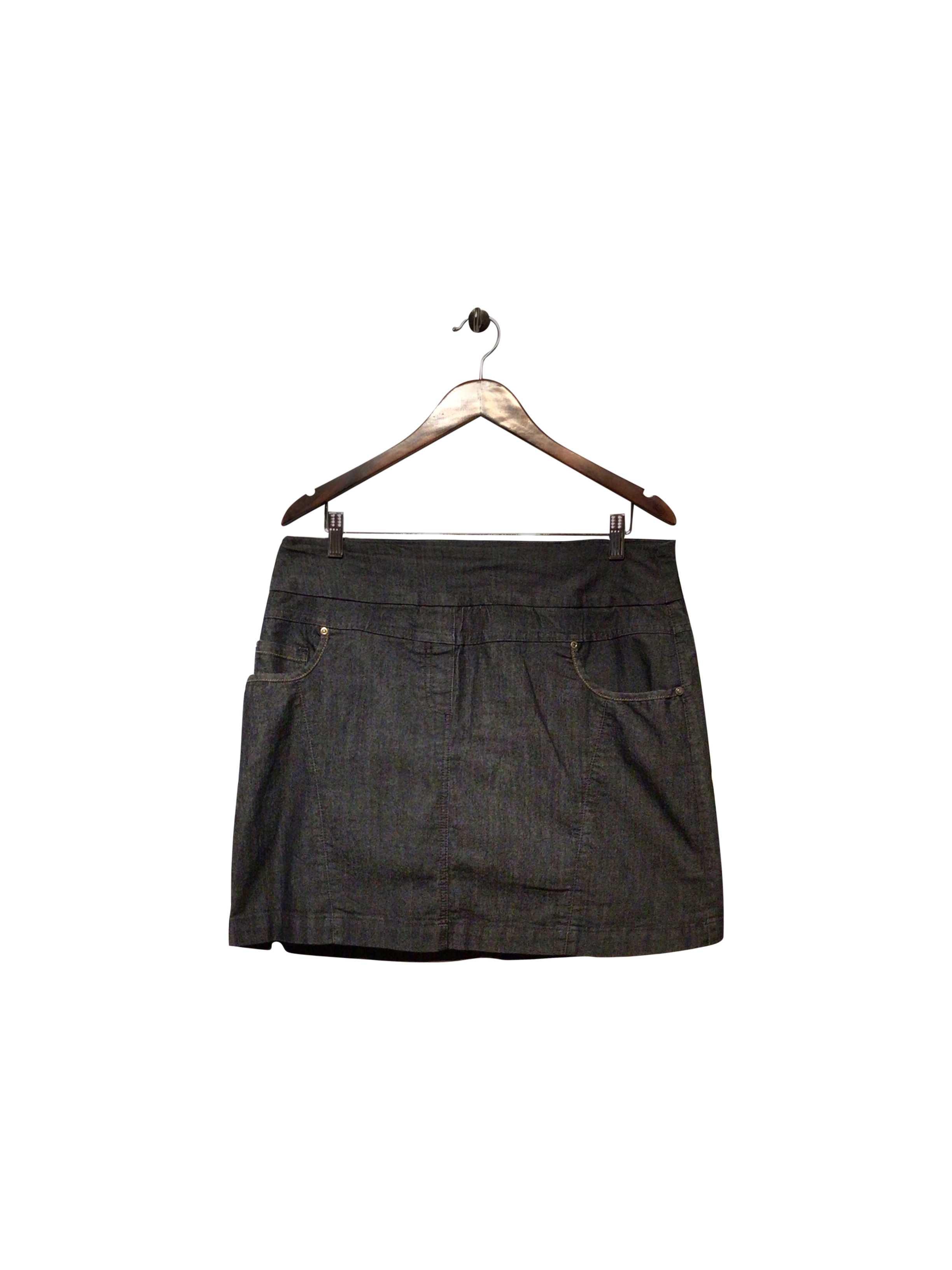 Stylish CONTRAST Regular Fit Blue Skirt - Size 13