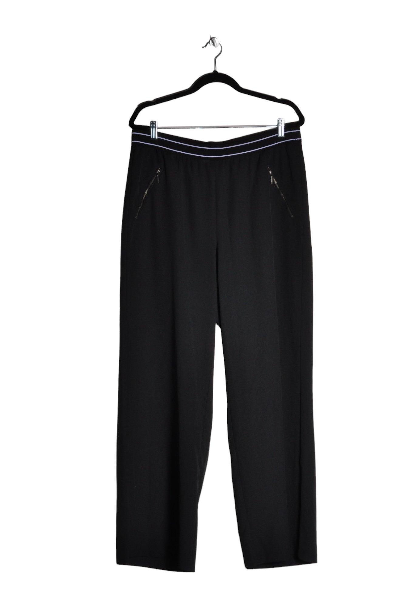 MICHEL STUDIO Stylish Women's Black Regular Fit Work Pants - Size 14