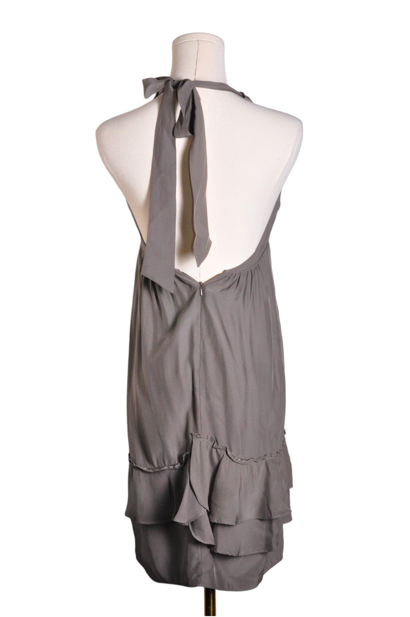 BANANA REPUBLIC Stylish Women's Gray Regular-Fit Size 4 Shift Dress - Second Hand