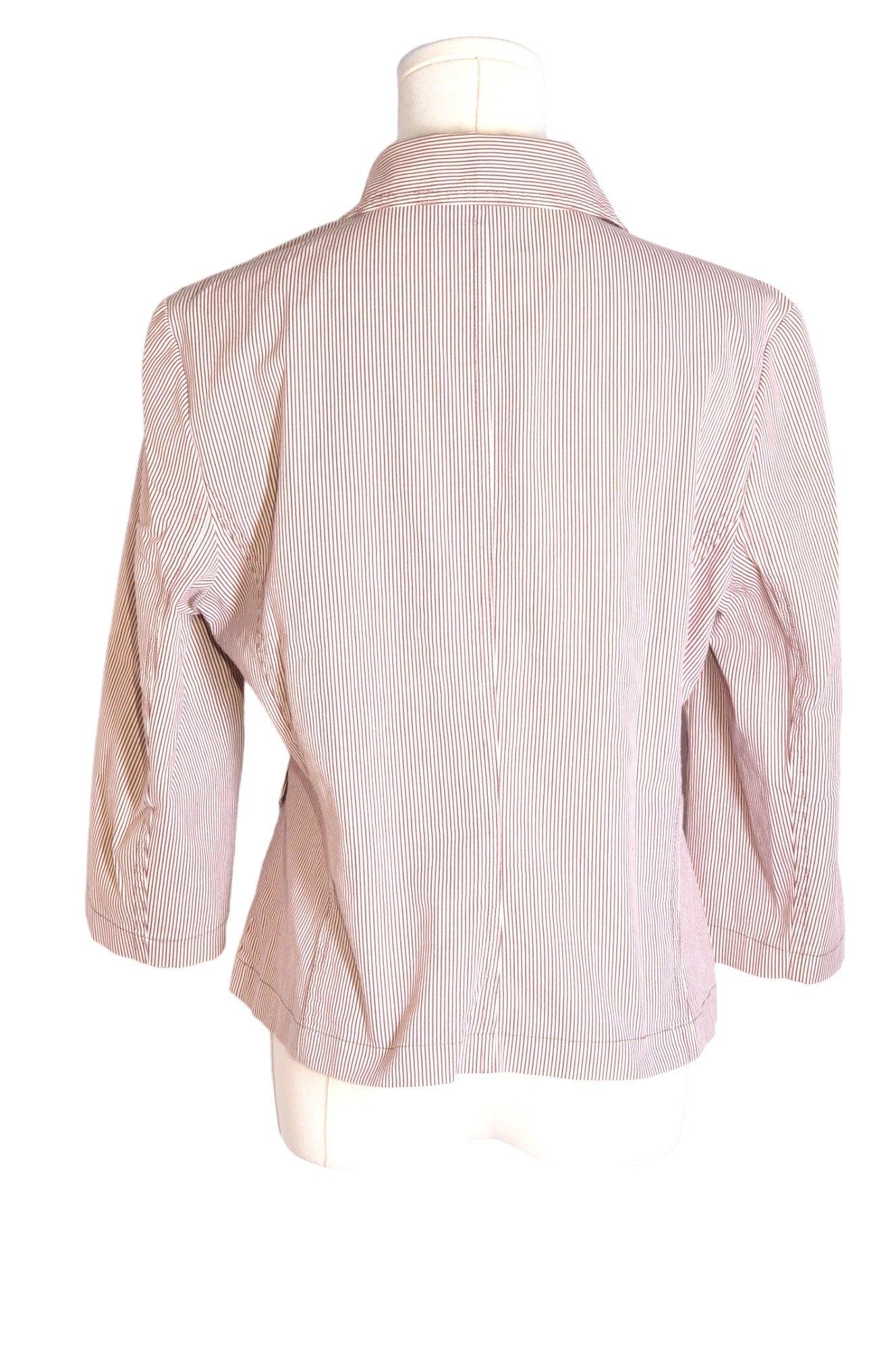 CHAPTER ONE Regular Fit Beige Blazer - Size 8