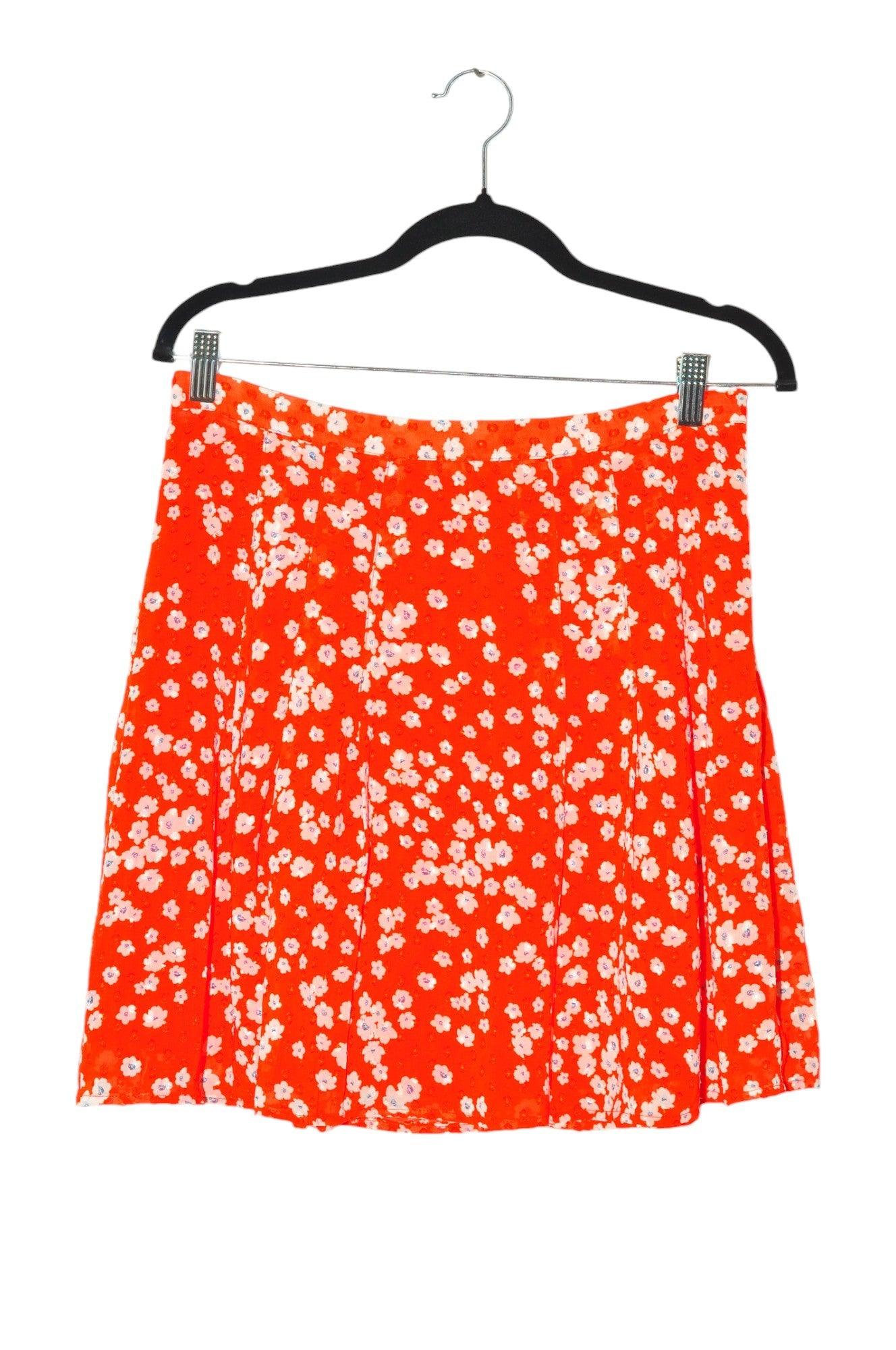 BANANA REPUBLIC Stylish Women's Red Regular-Fit Casual Skirt Size 6