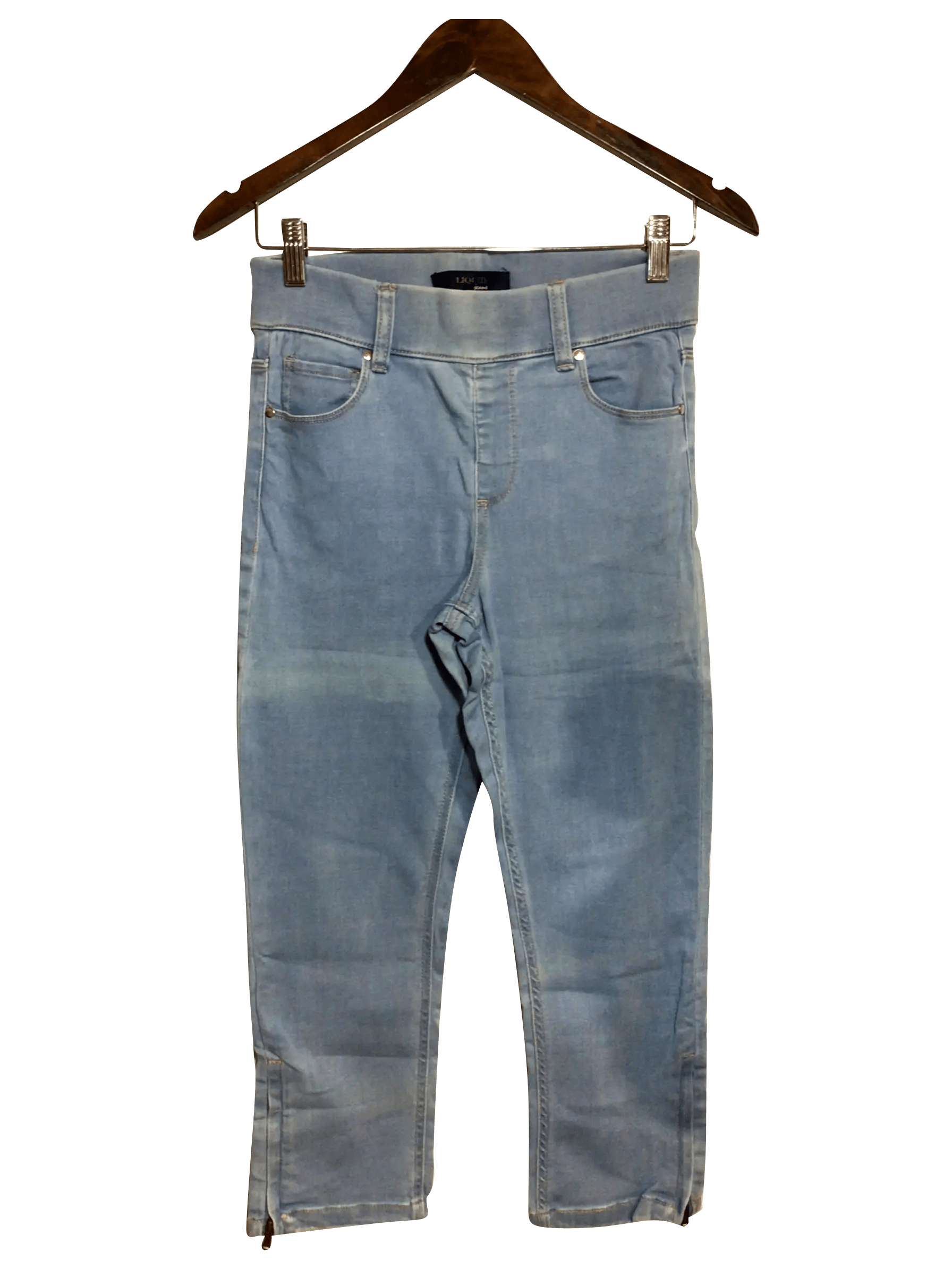 LIQUIDX Blue Regular Fit Straight-Legged Second-Hand Jeans - Size S