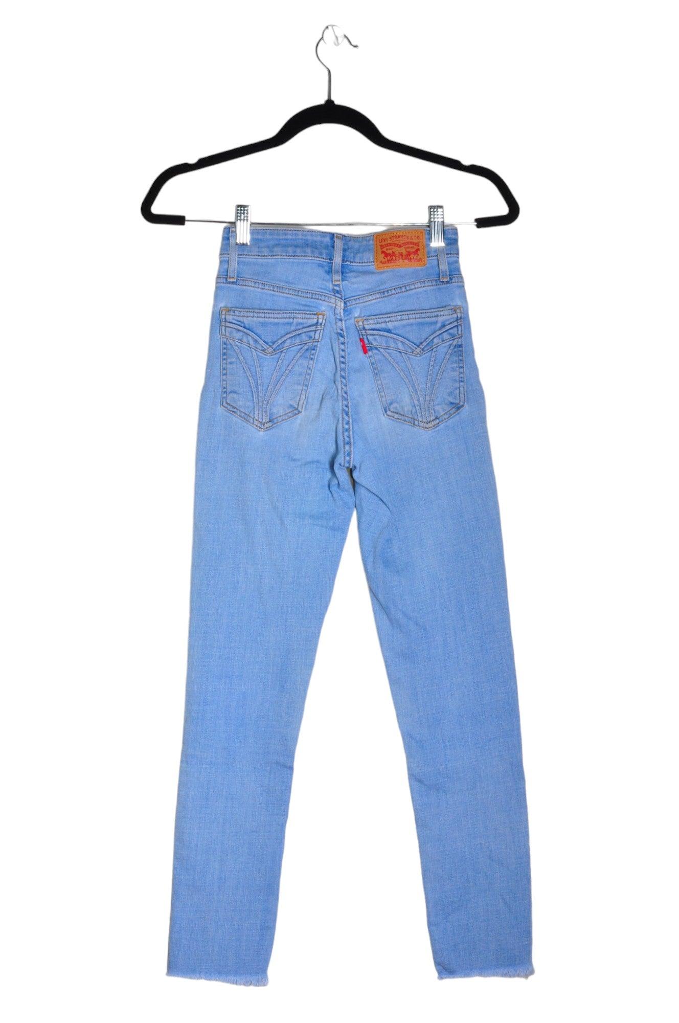 LEVI'S Second Hand Women's Blue Regular Fit Straight-Legged Jeans - Size 25