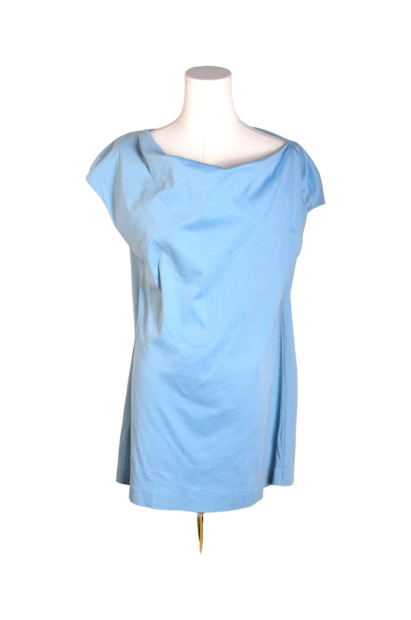 COS Women's Stylish Regular-Fit Blue Blouse - Size L