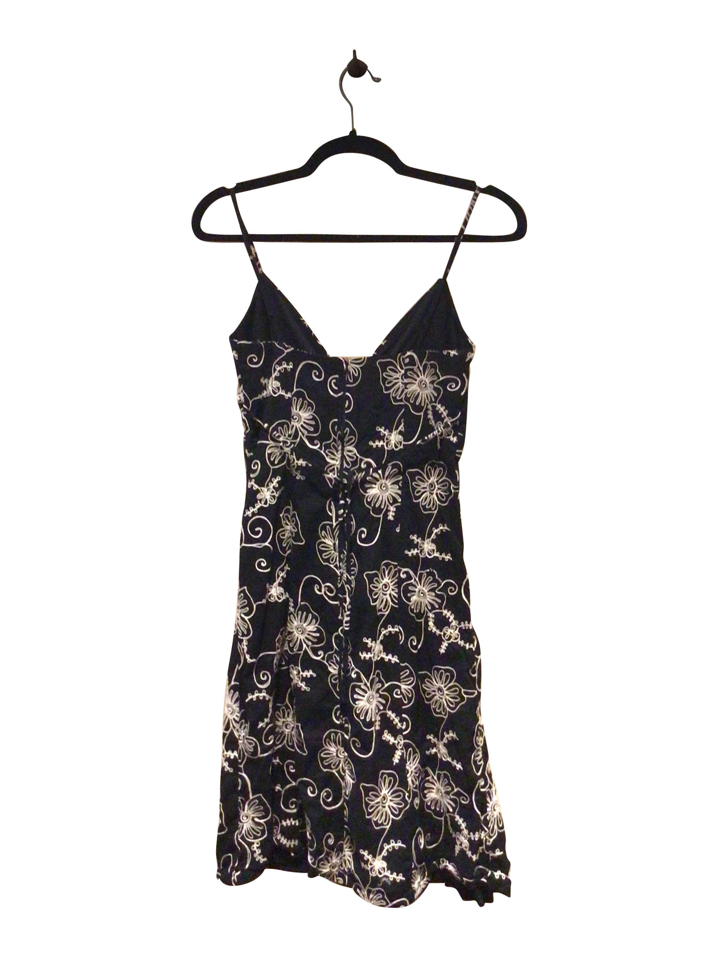 Stylish CHATEAU Regular Fit Black Shift Dress - Size XS